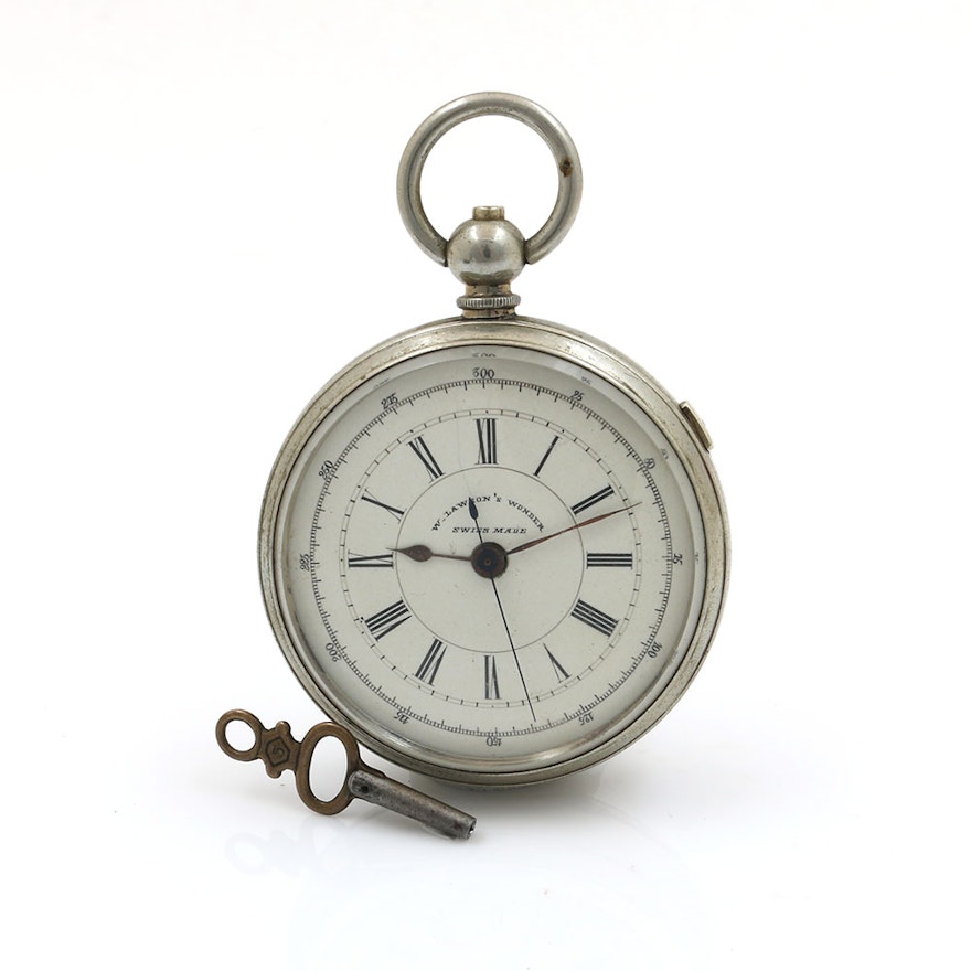 W. Lawson's Wonder Nickel Pocket Watch