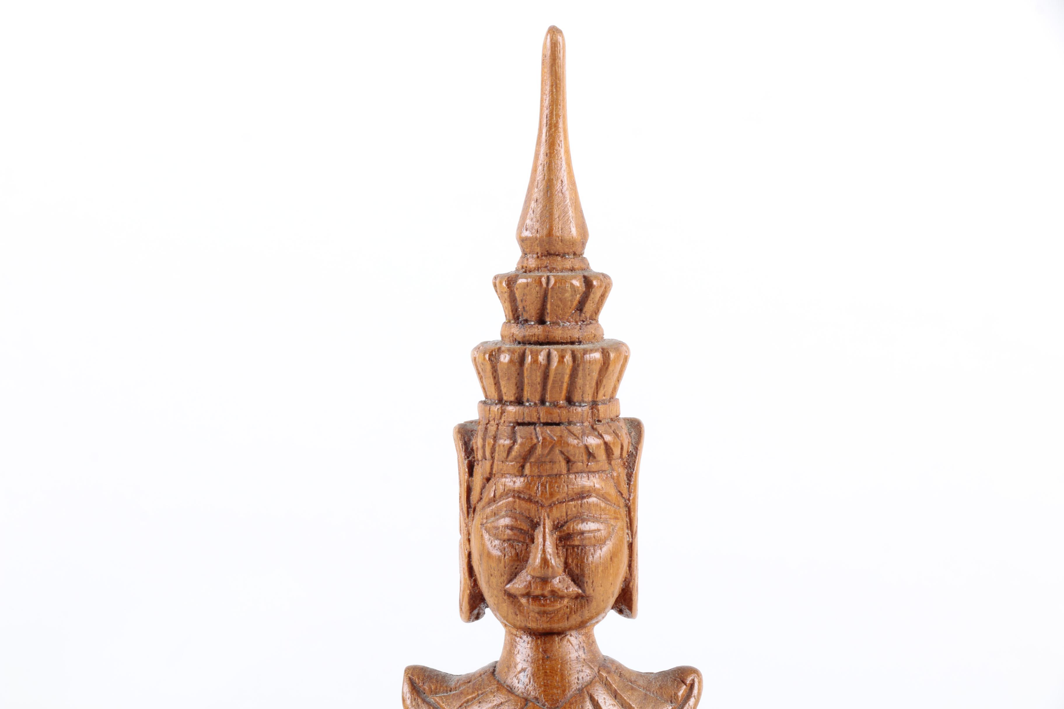Thai Carved Teak Thepphanom