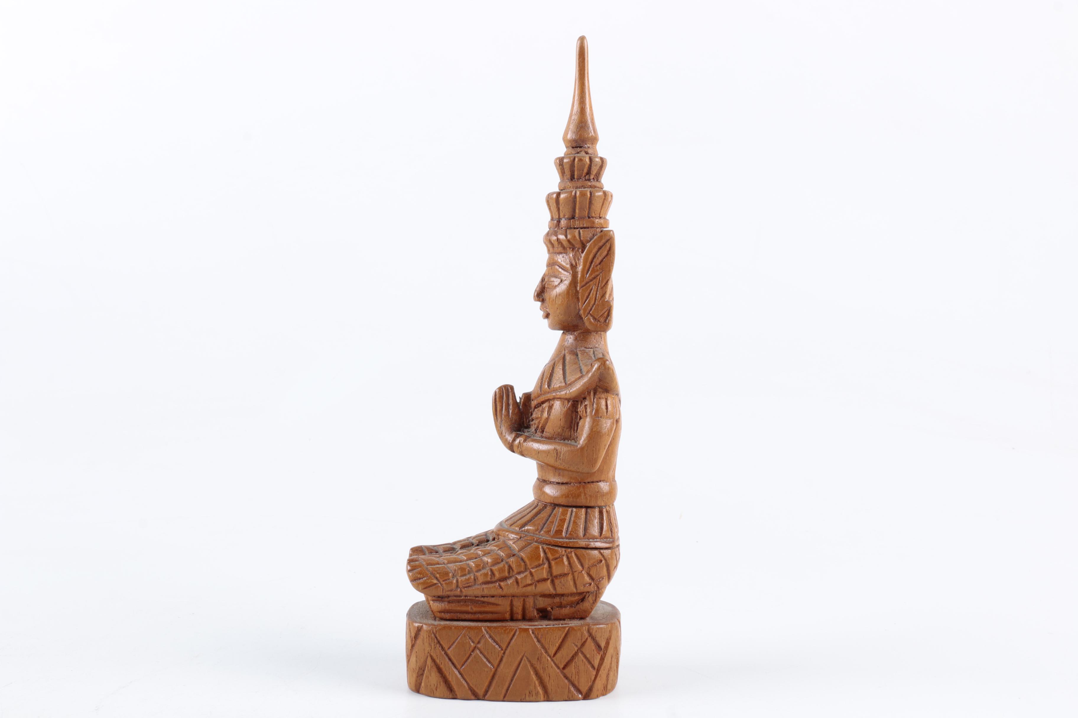 Thai Carved Teak Thepphanom