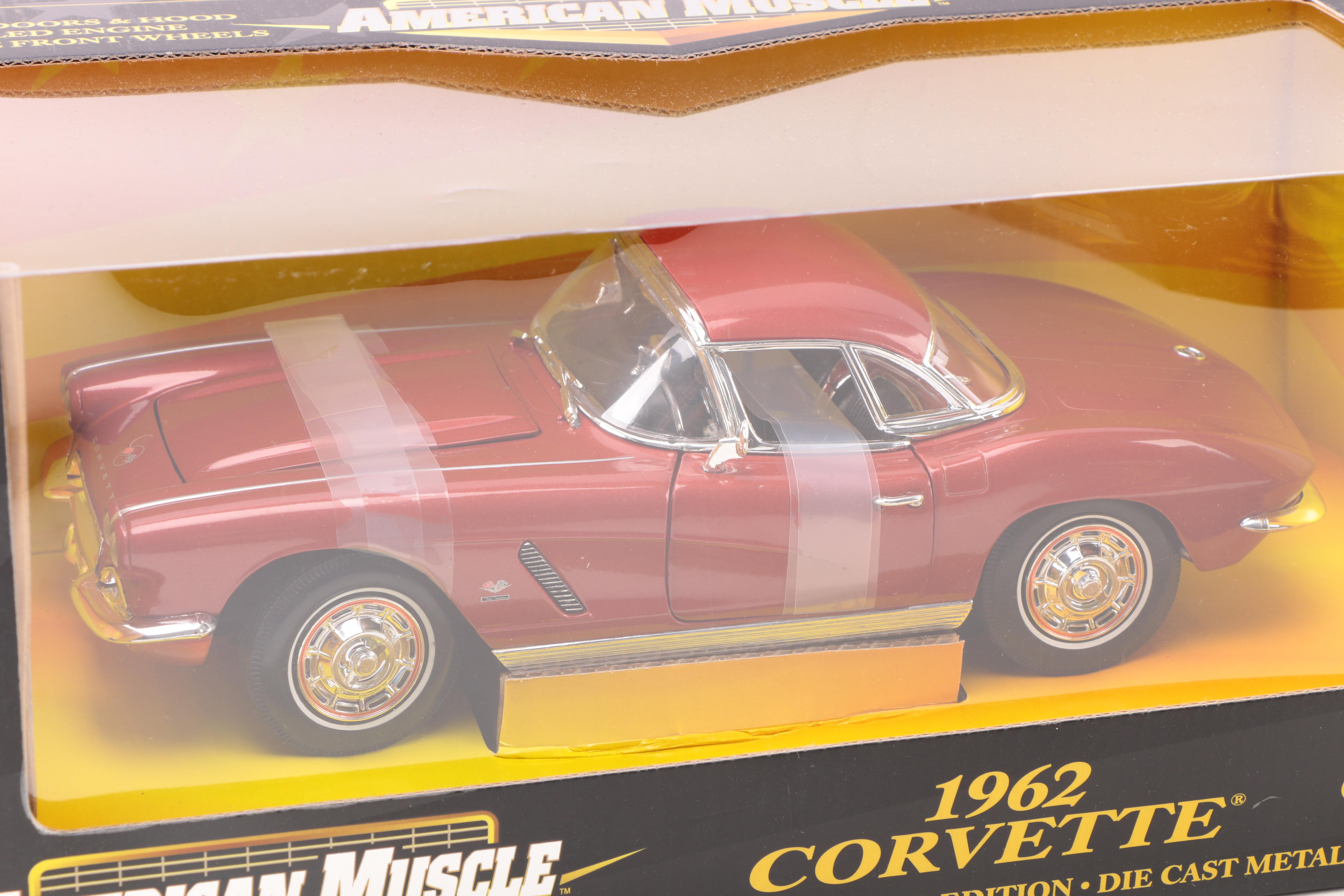 American Muscle ERTL Corvette Die Cast Cars