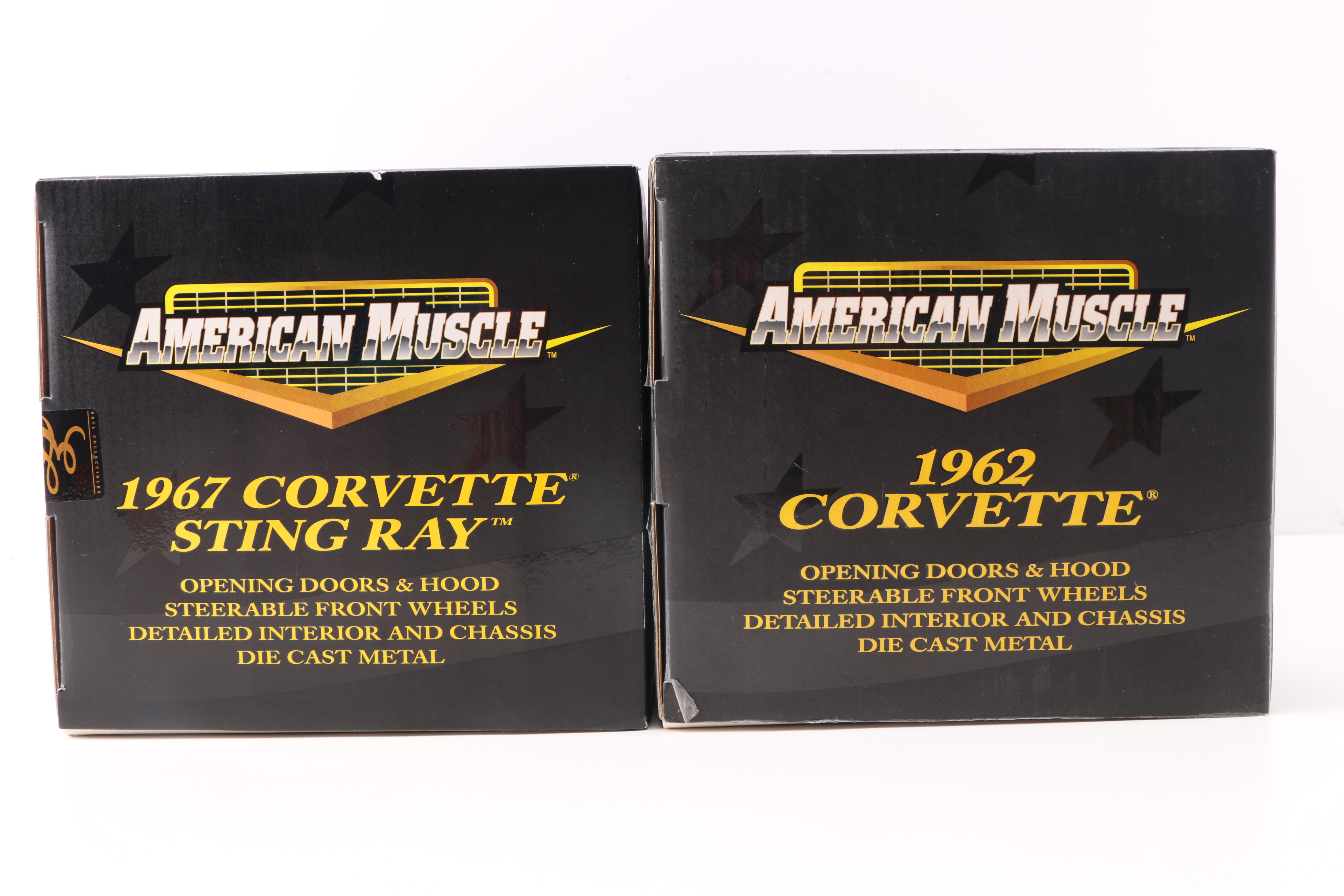 American Muscle ERTL Corvette Die Cast Cars