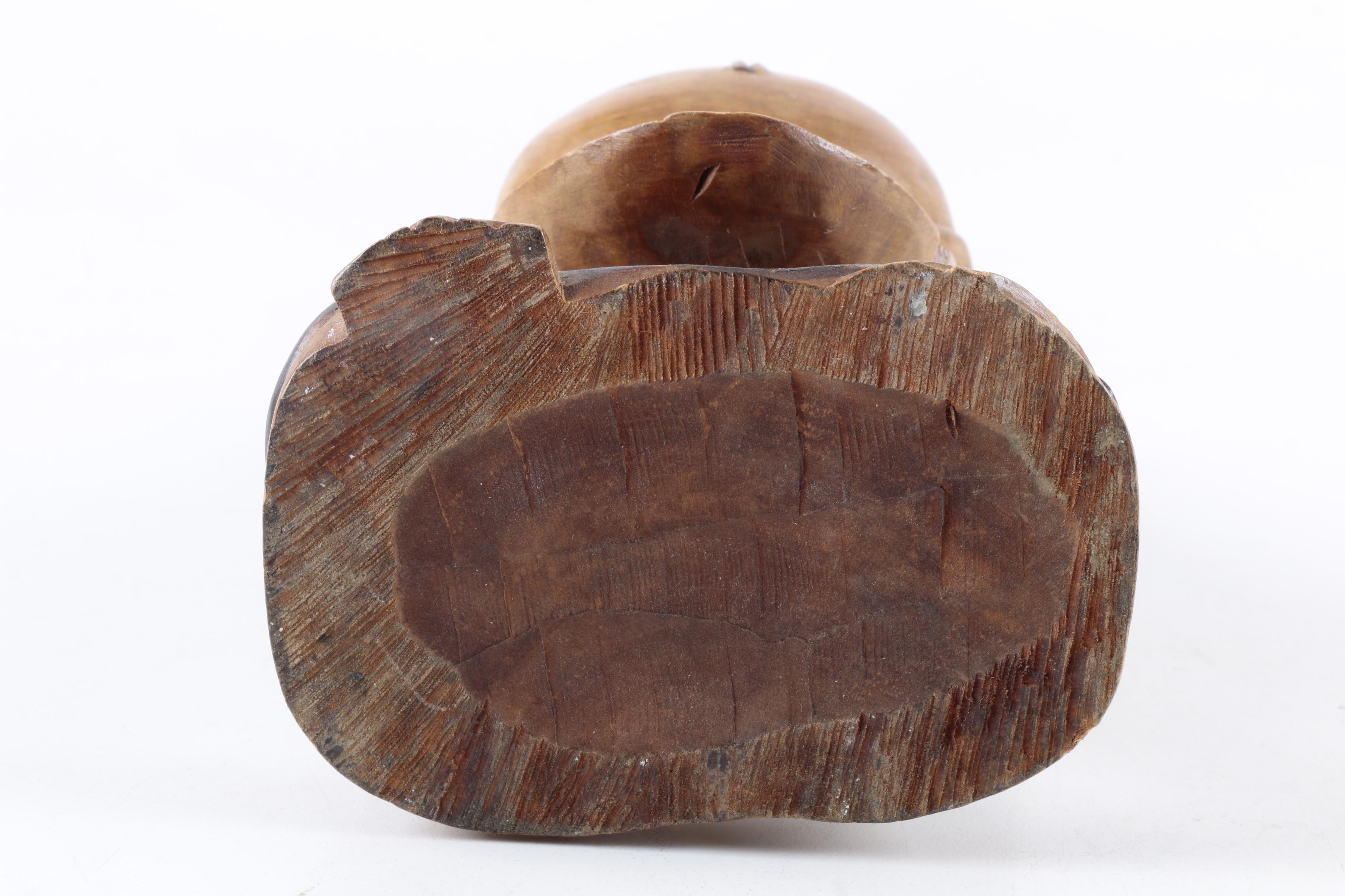 Wooden Budai Carving