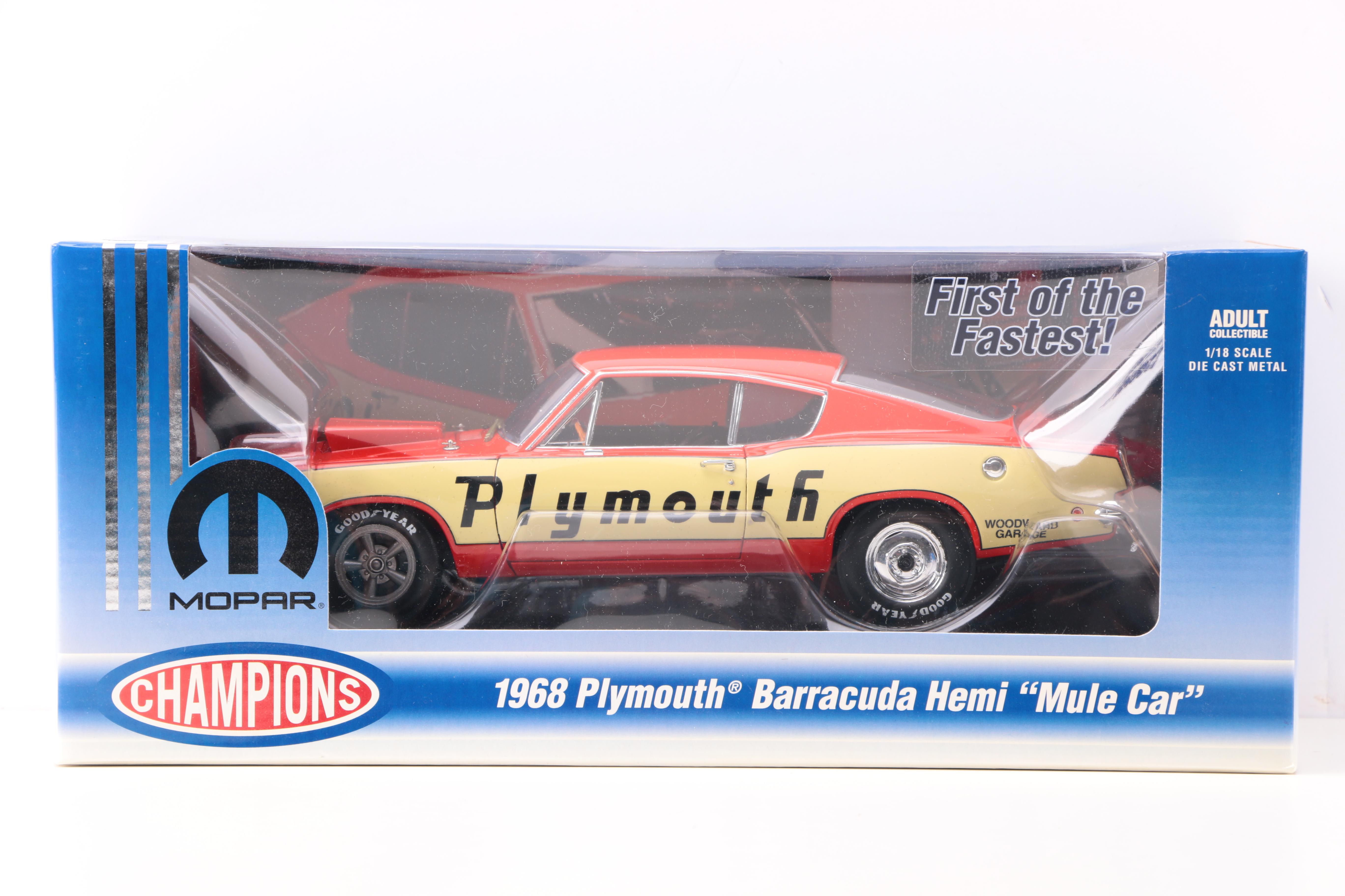Pair of Mopar Champions Limited Edition Die Cast Cars