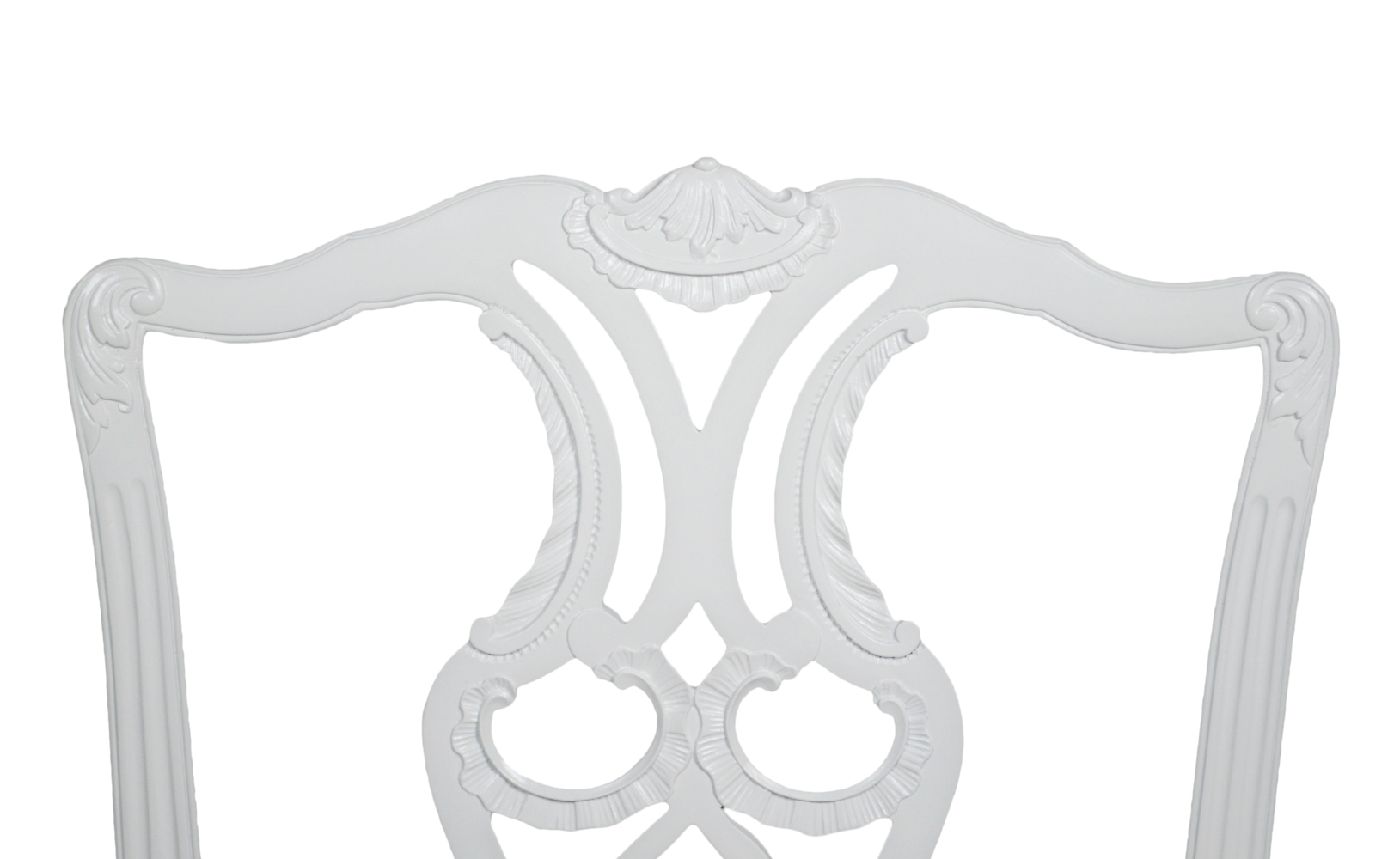 Set of Six Chinese Chippendale Style Dining Chairs