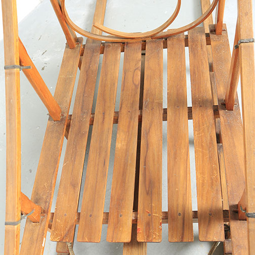 Vintage Wooden Dog Sled