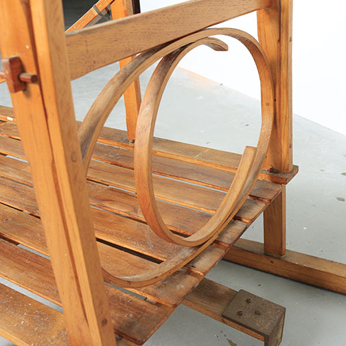 Vintage Wooden Dog Sled