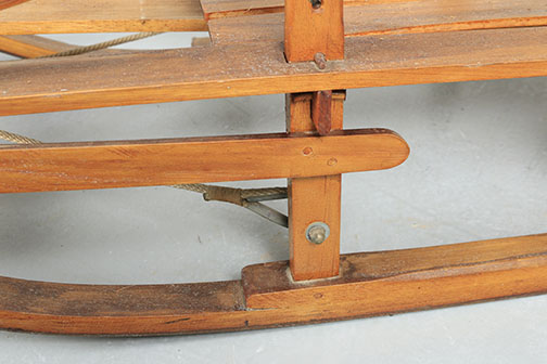 Vintage Wooden Dog Sled