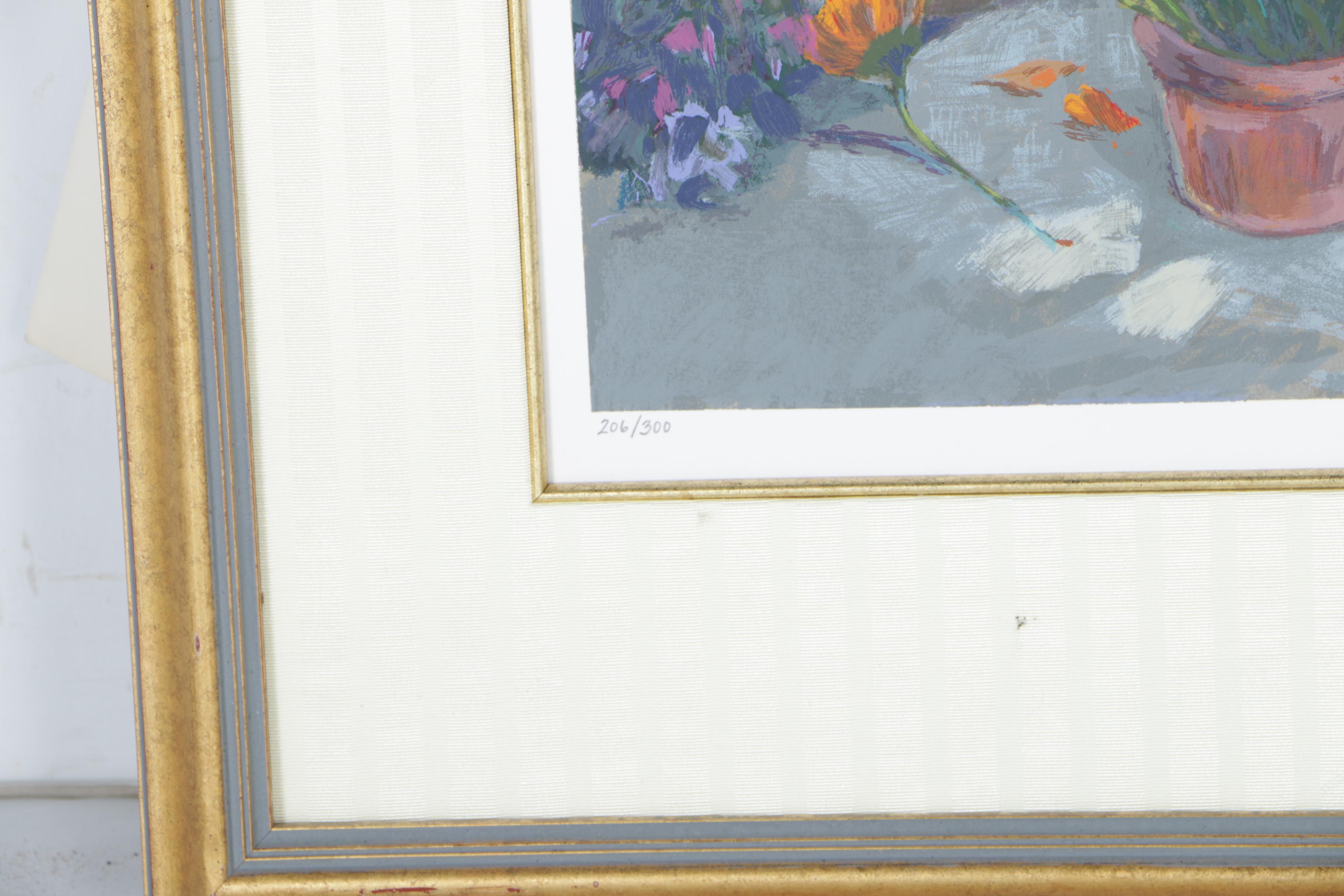 Henri Plisson Limited Edition Serigraph "Inside The Greenhouse"