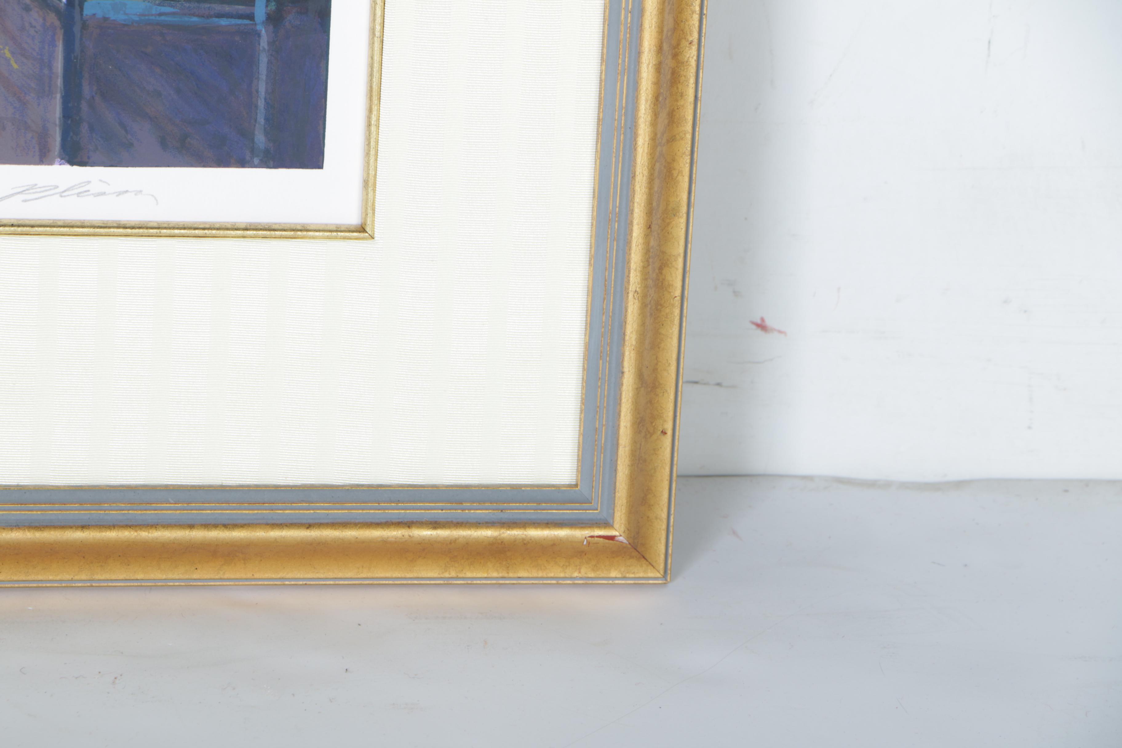 Henri Plisson Limited Edition Serigraph "Inside The Greenhouse"