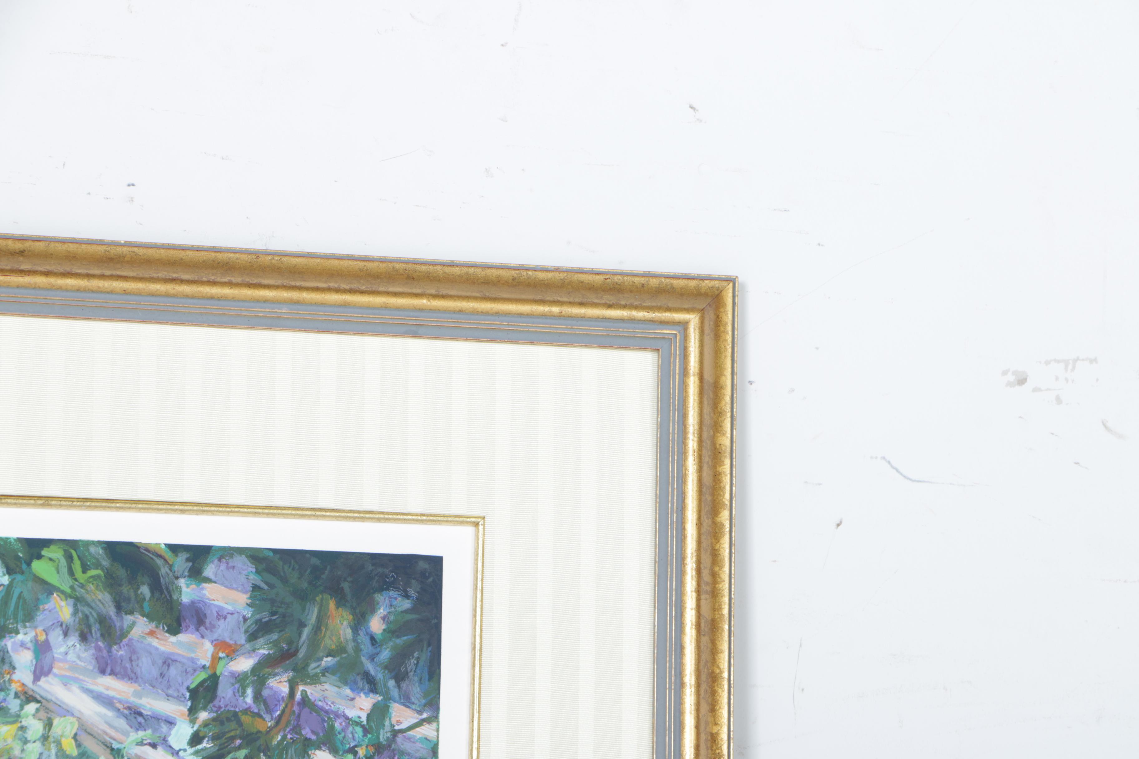 Henri Plisson Limited Edition Serigraph "Inside The Greenhouse"