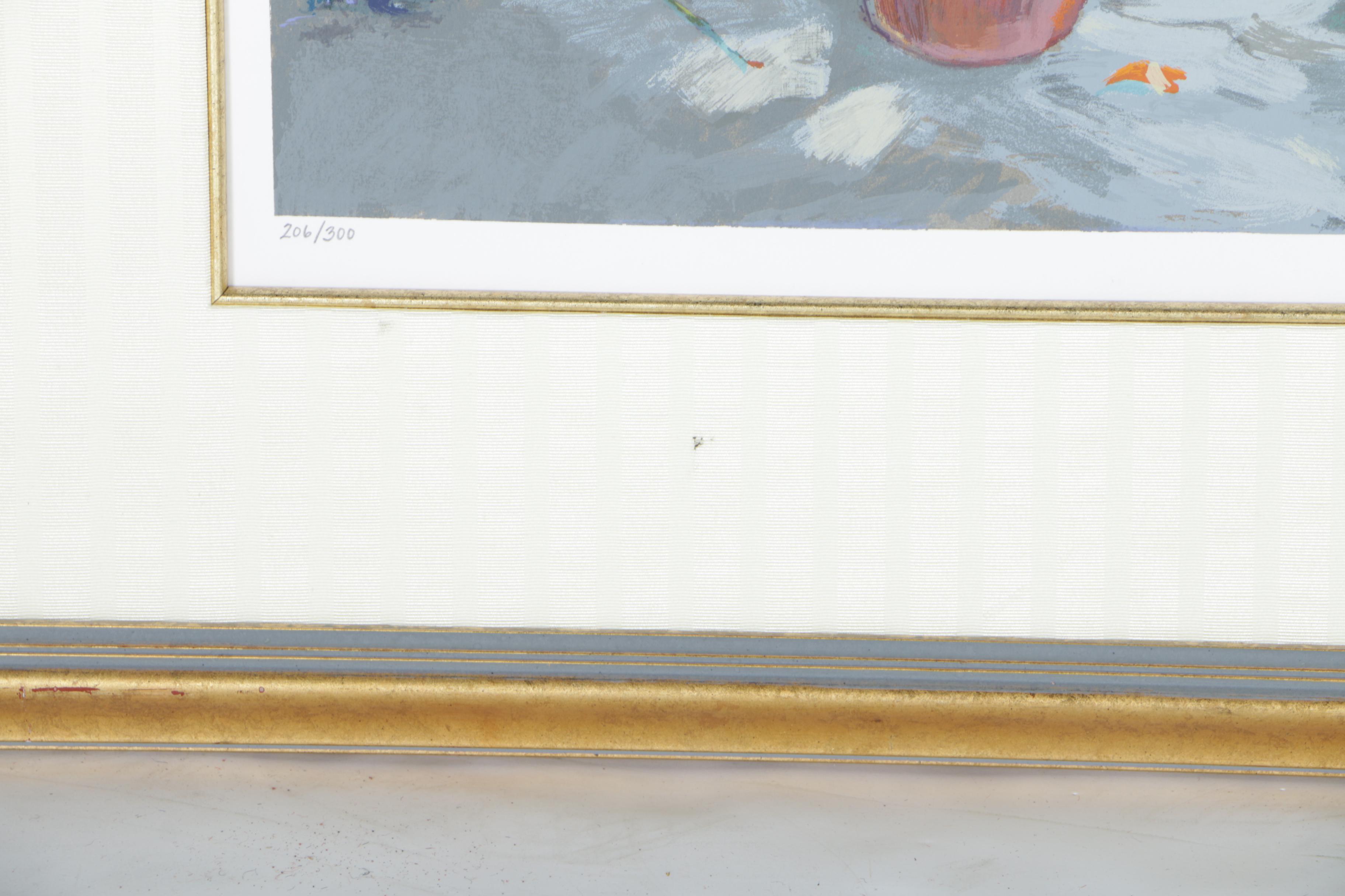 Henri Plisson Limited Edition Serigraph "Inside The Greenhouse"