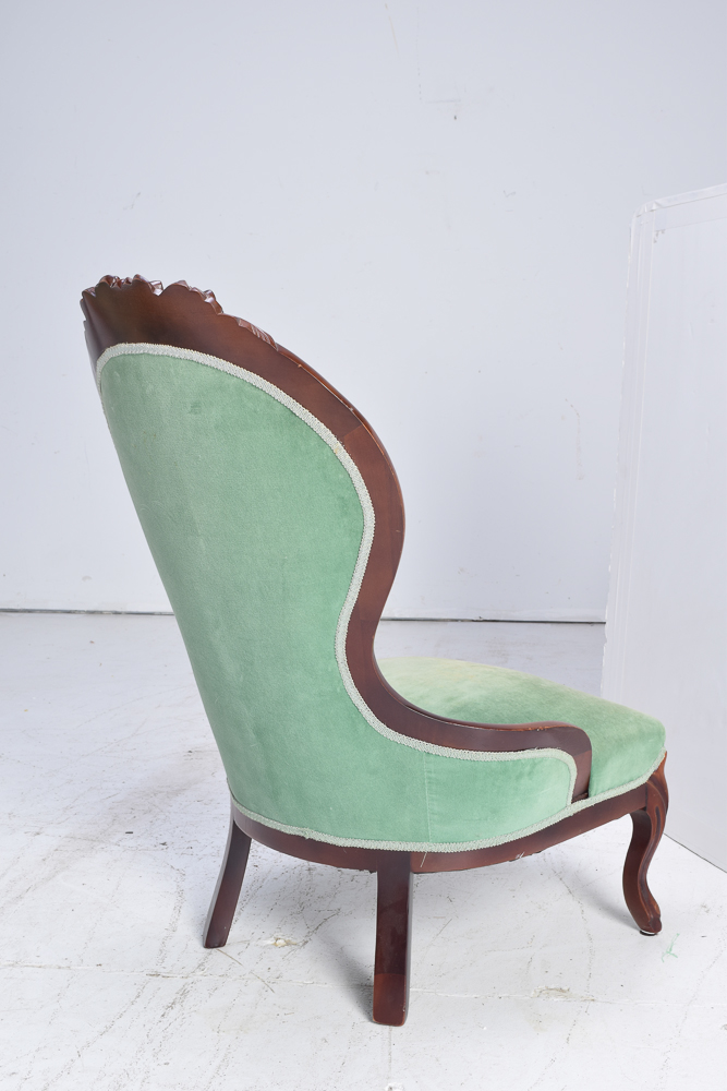 Vintage Victorian Style Upholstered Chairs