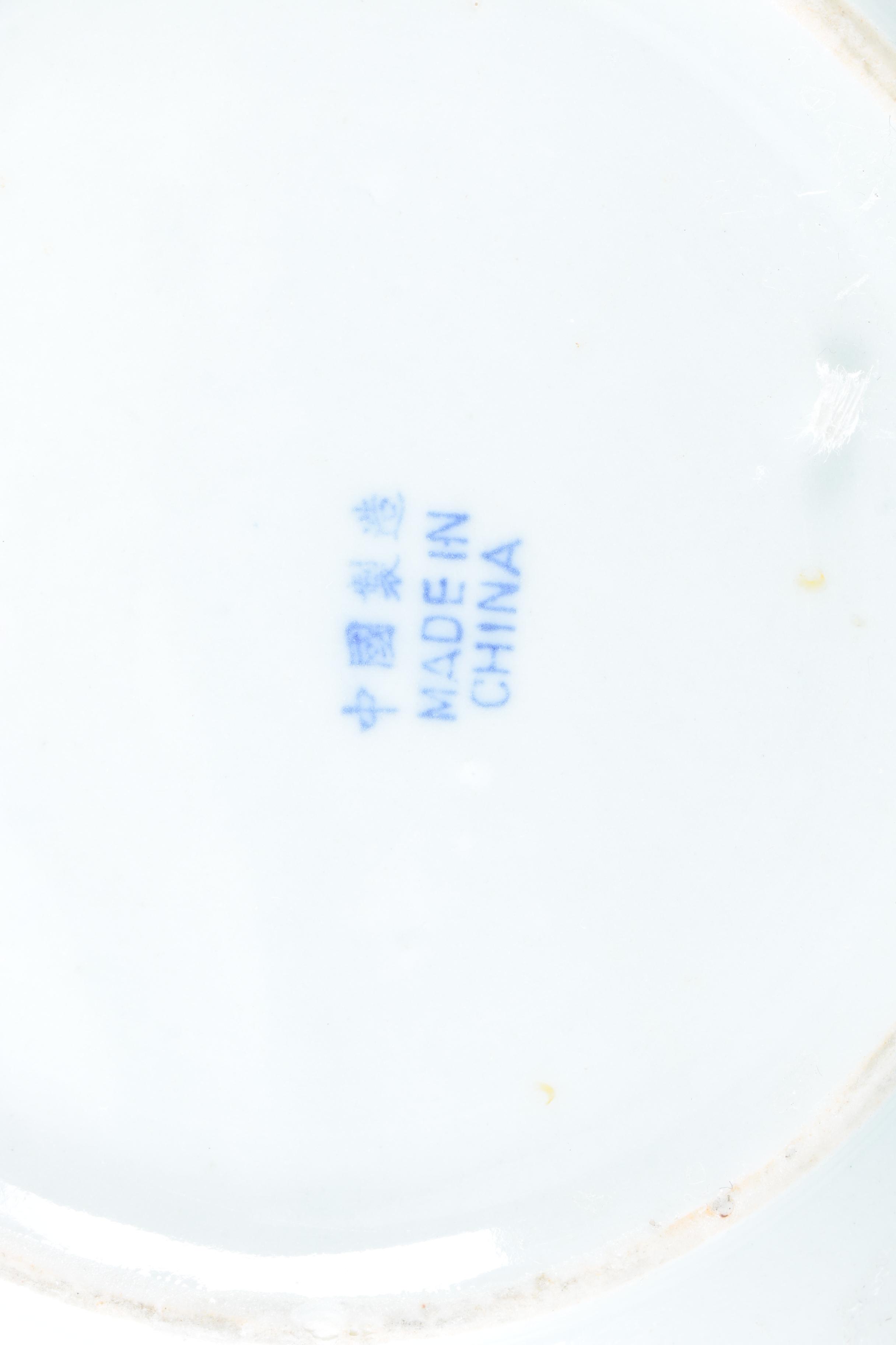 Chinese Blue and White Hand-Painted Porcelain Dishes