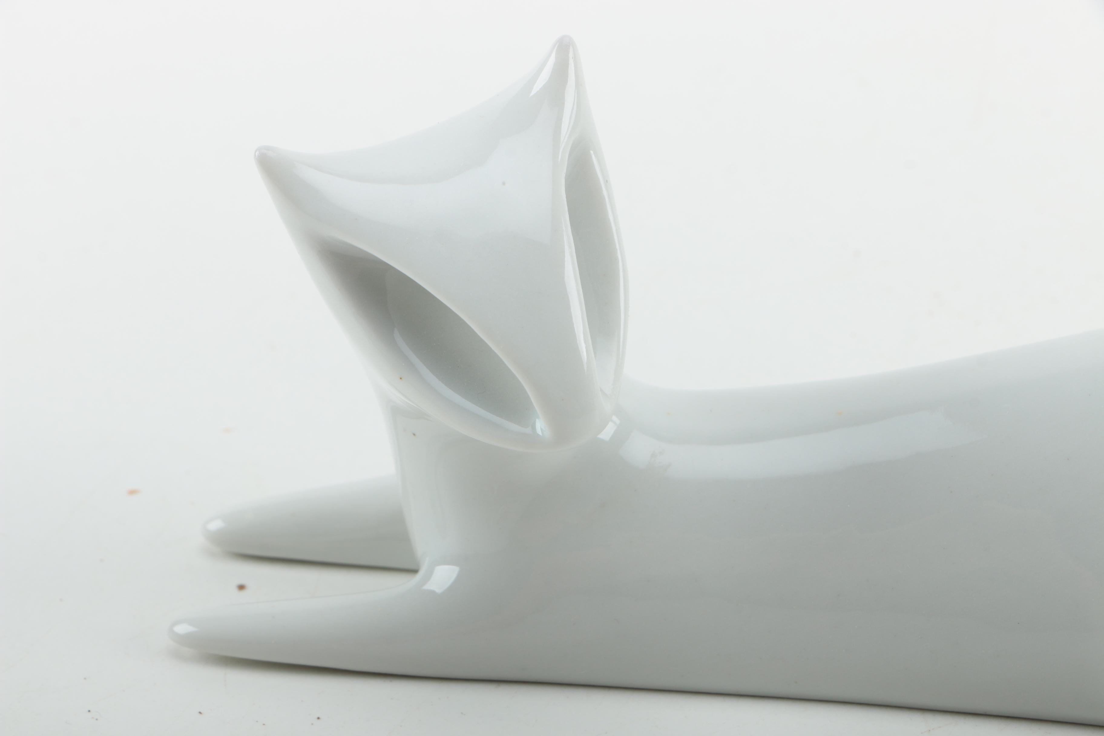 Ceramic Cat Figurine by Royal Dux