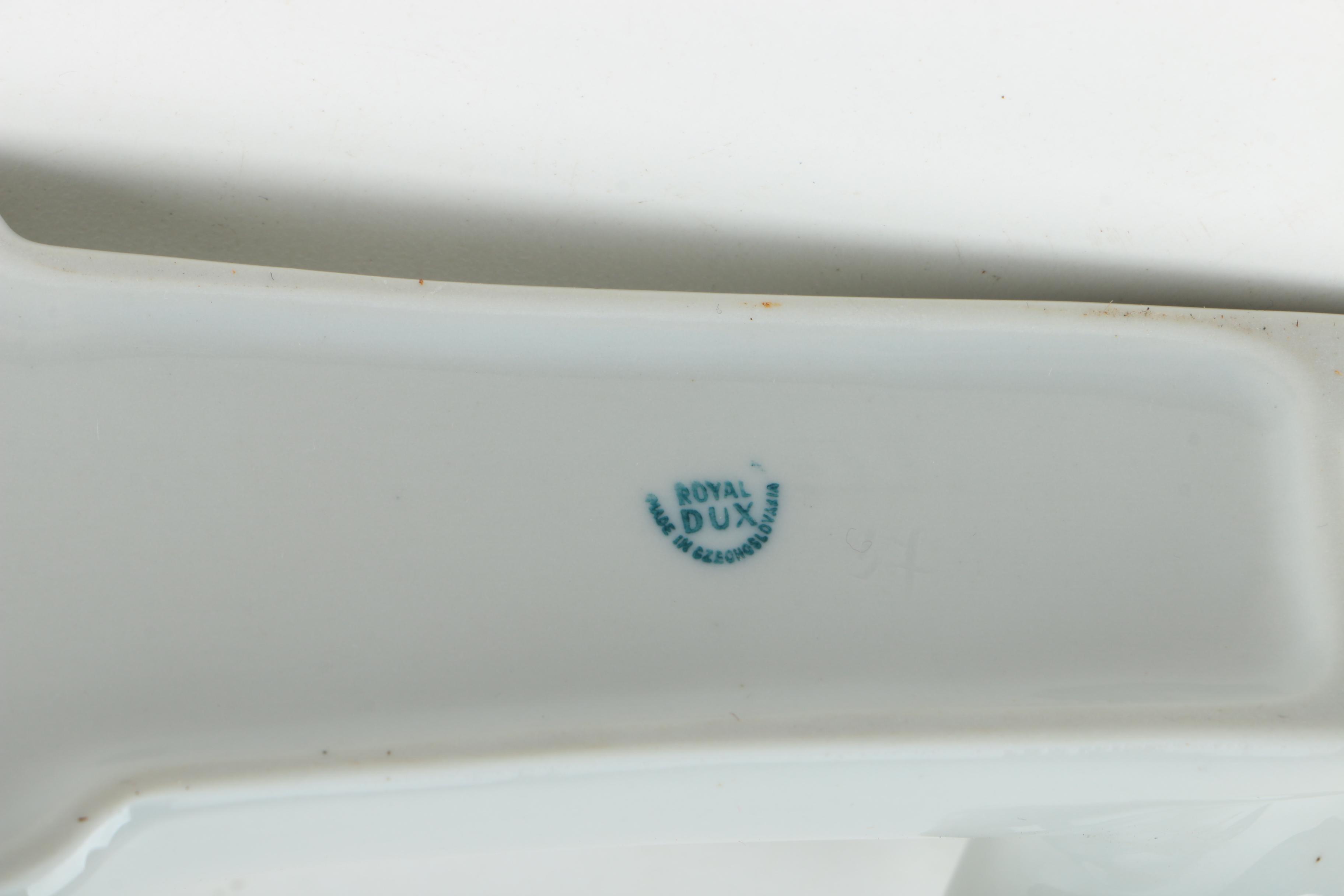 Ceramic Cat Figurine by Royal Dux