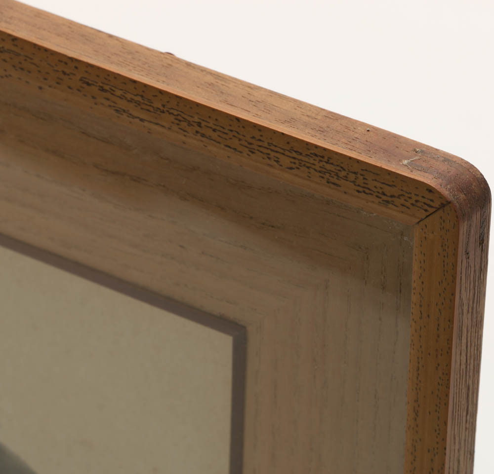 Hisayuki Uyeda Original Signed Japanese Ink Drawing "Nara Temple"