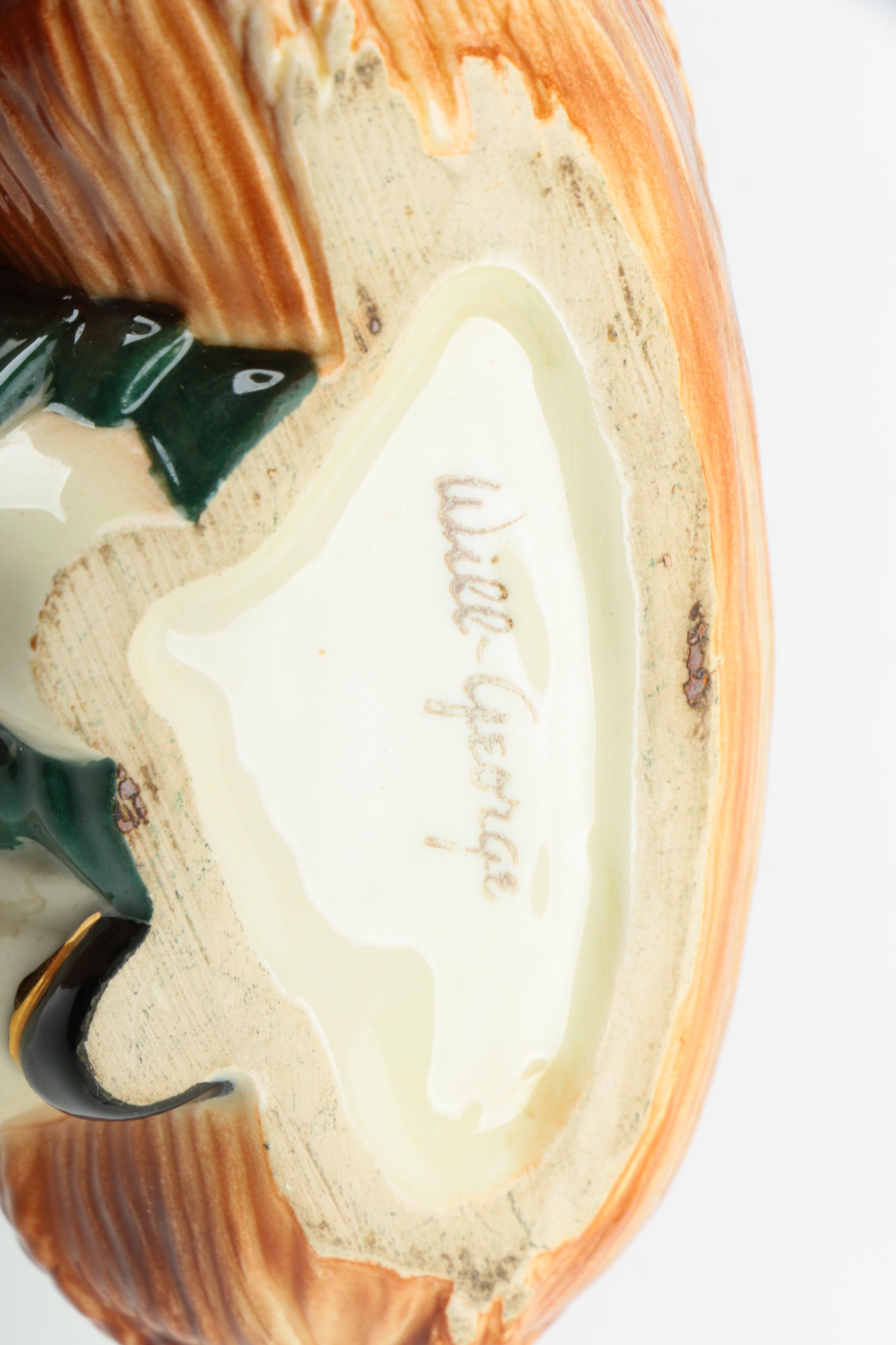 Will-George Chinese Inspired  Ceramic Figurine Planter