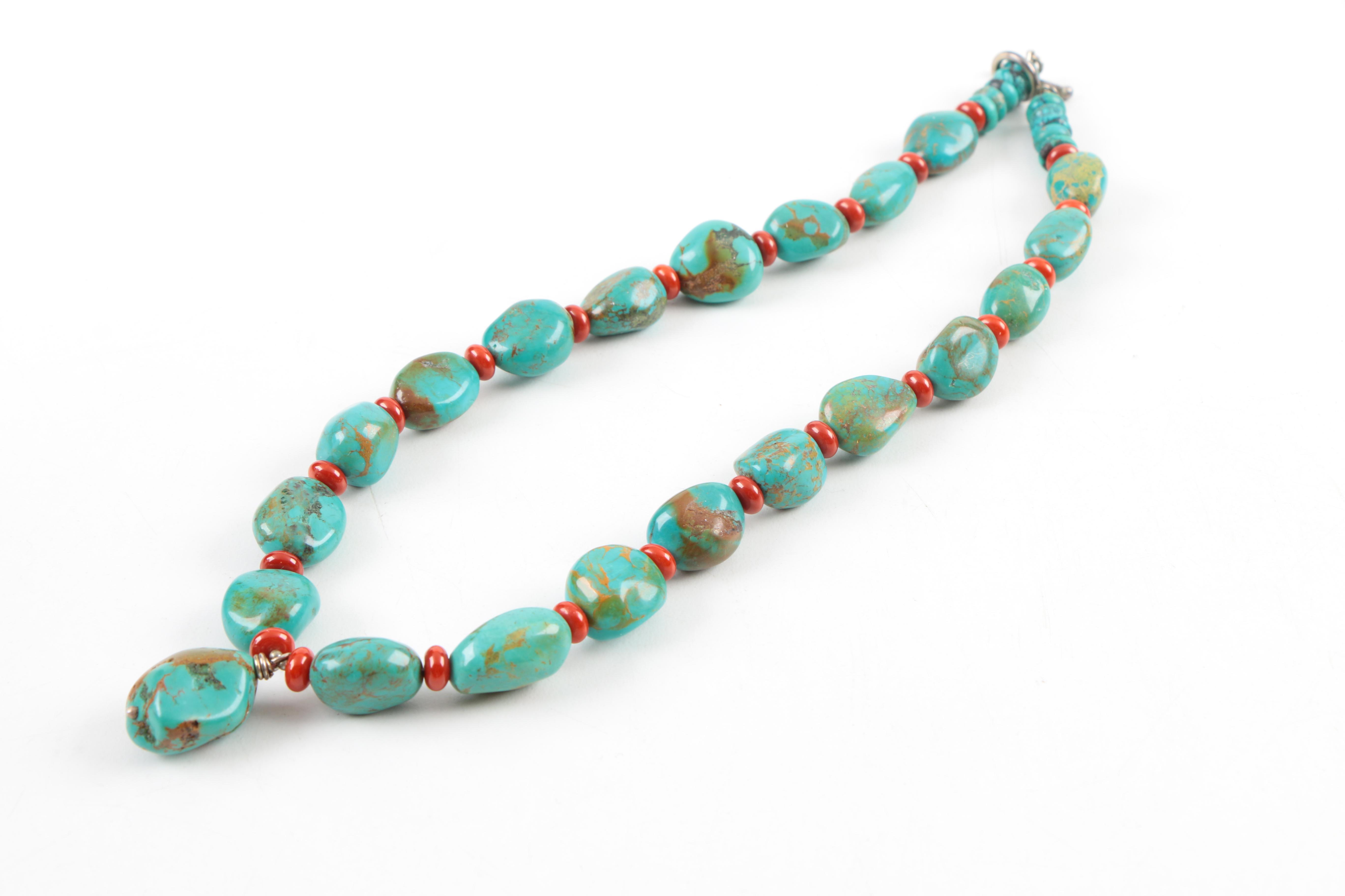 Sterling Silver Beaded Necklaces and a Bracelet