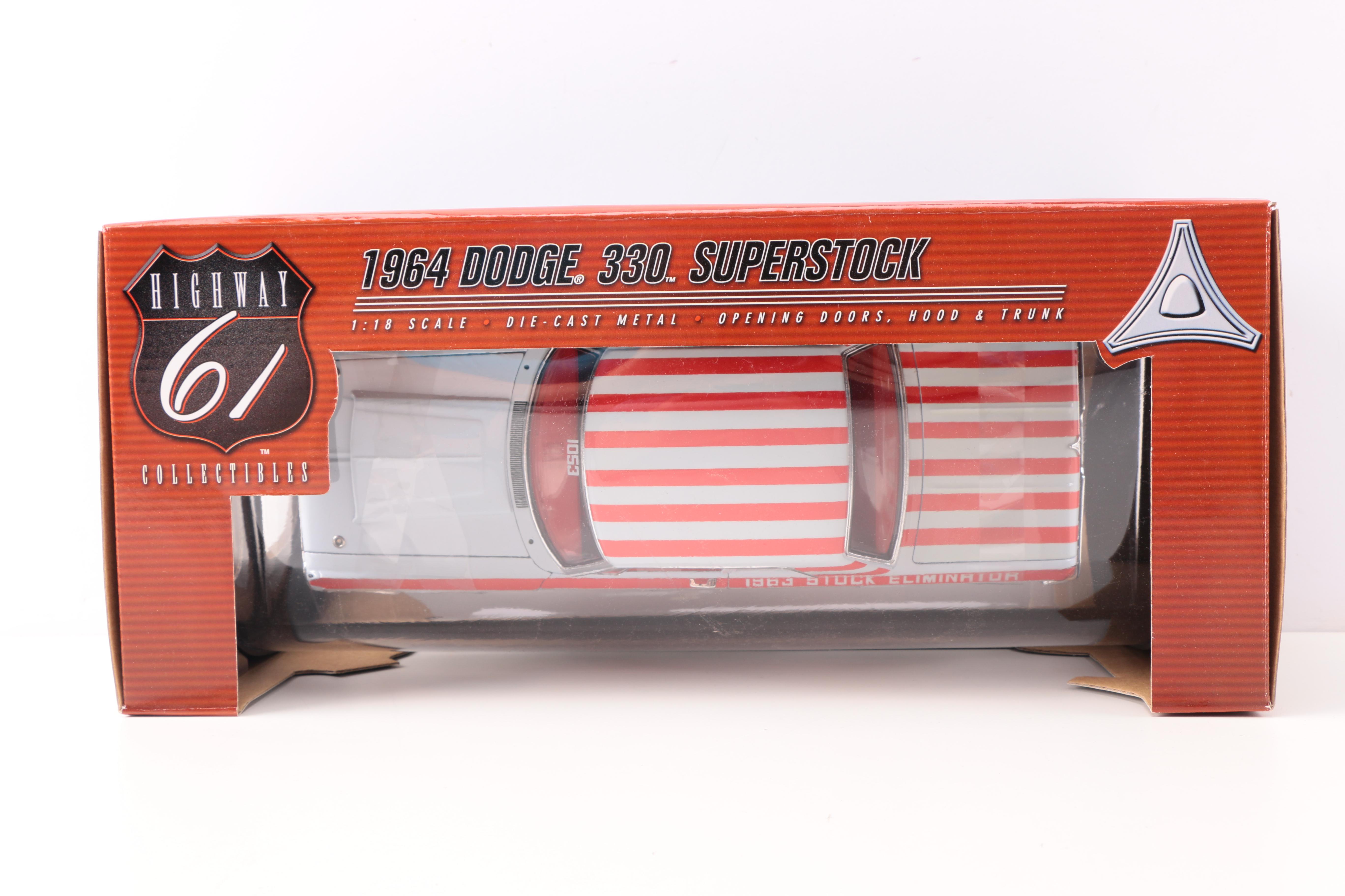 Highway 61 Collectibles 1964 Dodge 330 Superstock Die Cast Cars