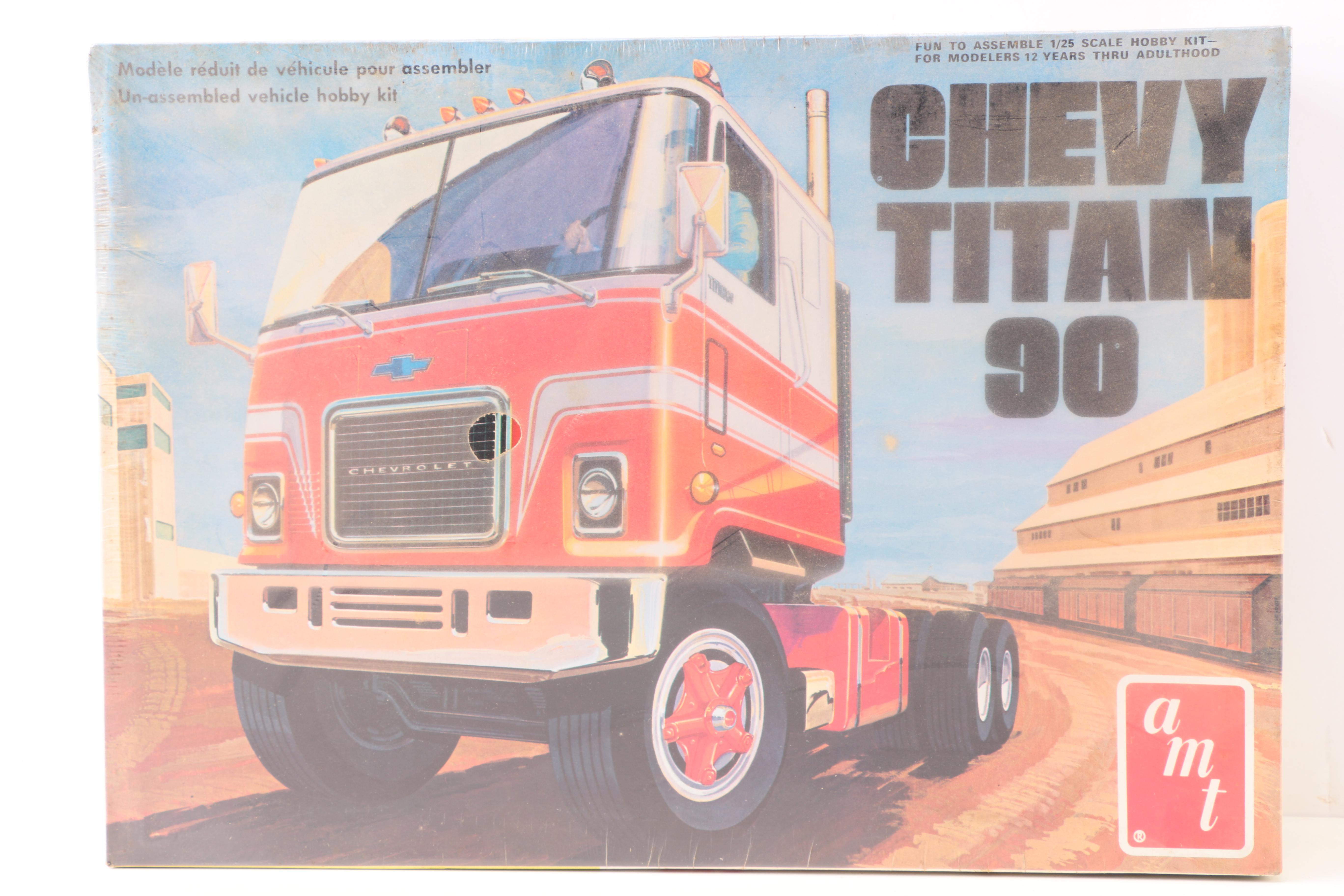 Vintage Semi-Truck Tractor Model Kits