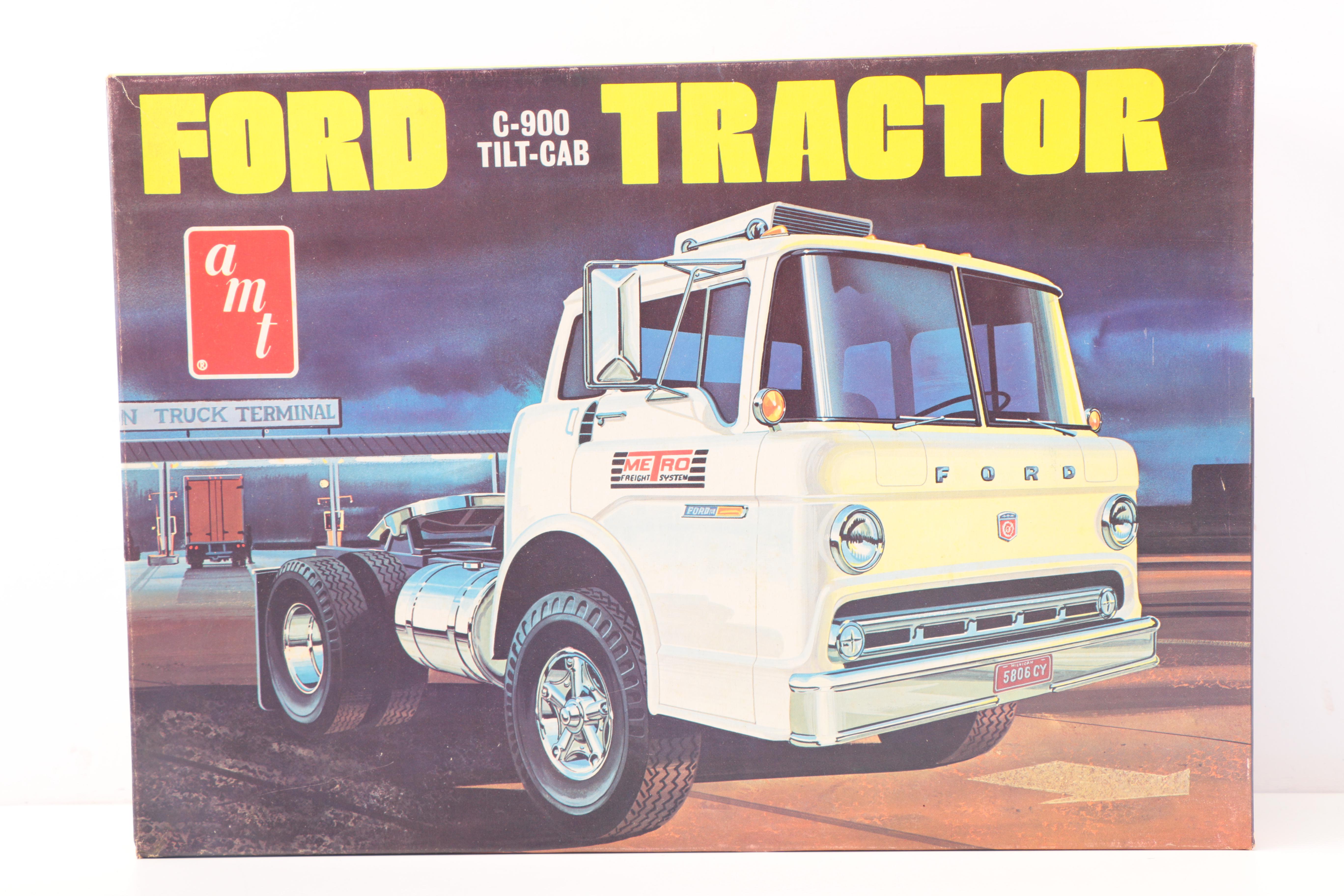 Vintage Semi-Truck Tractor Model Kits