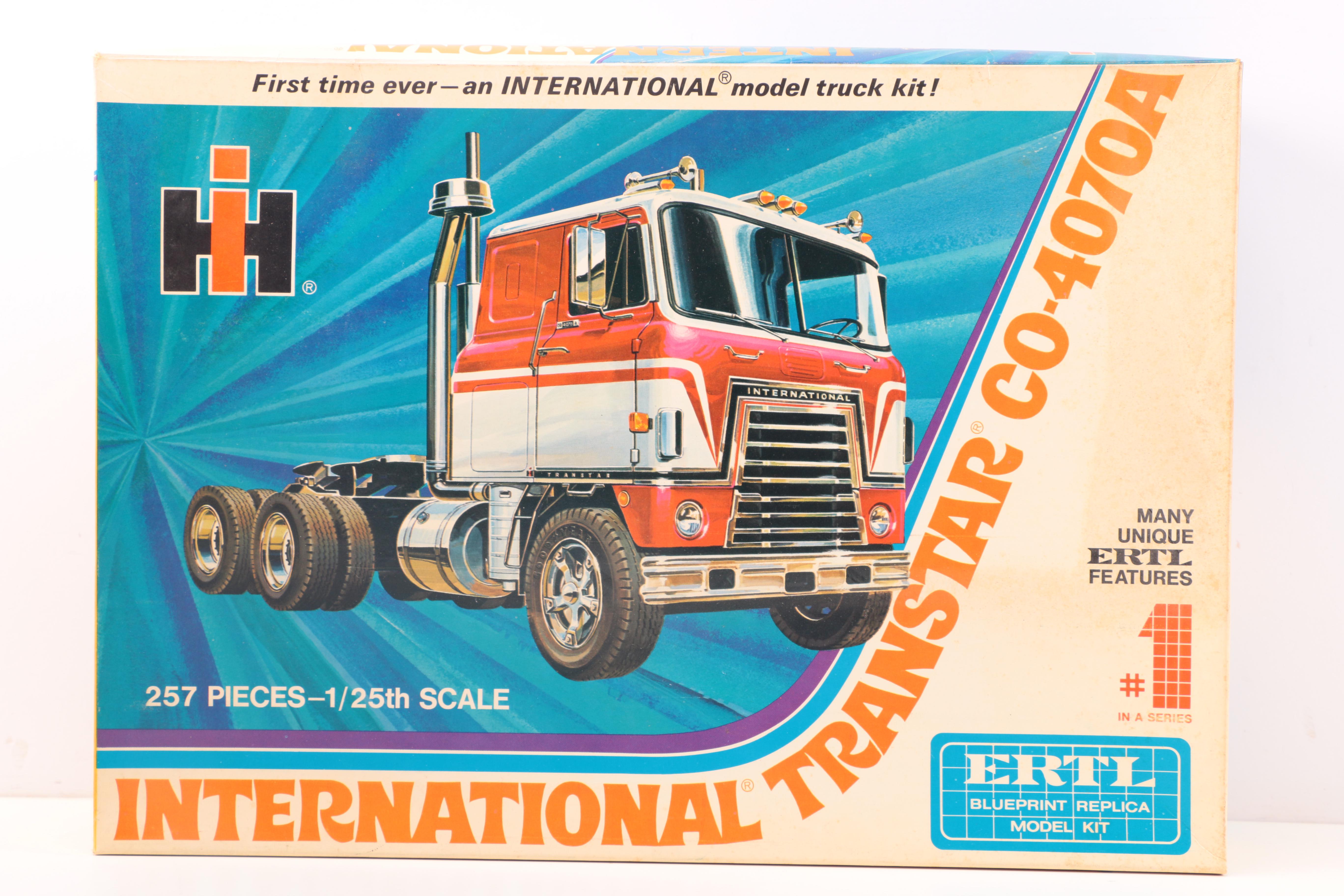 Vintage Semi-Truck Tractor Model Kits