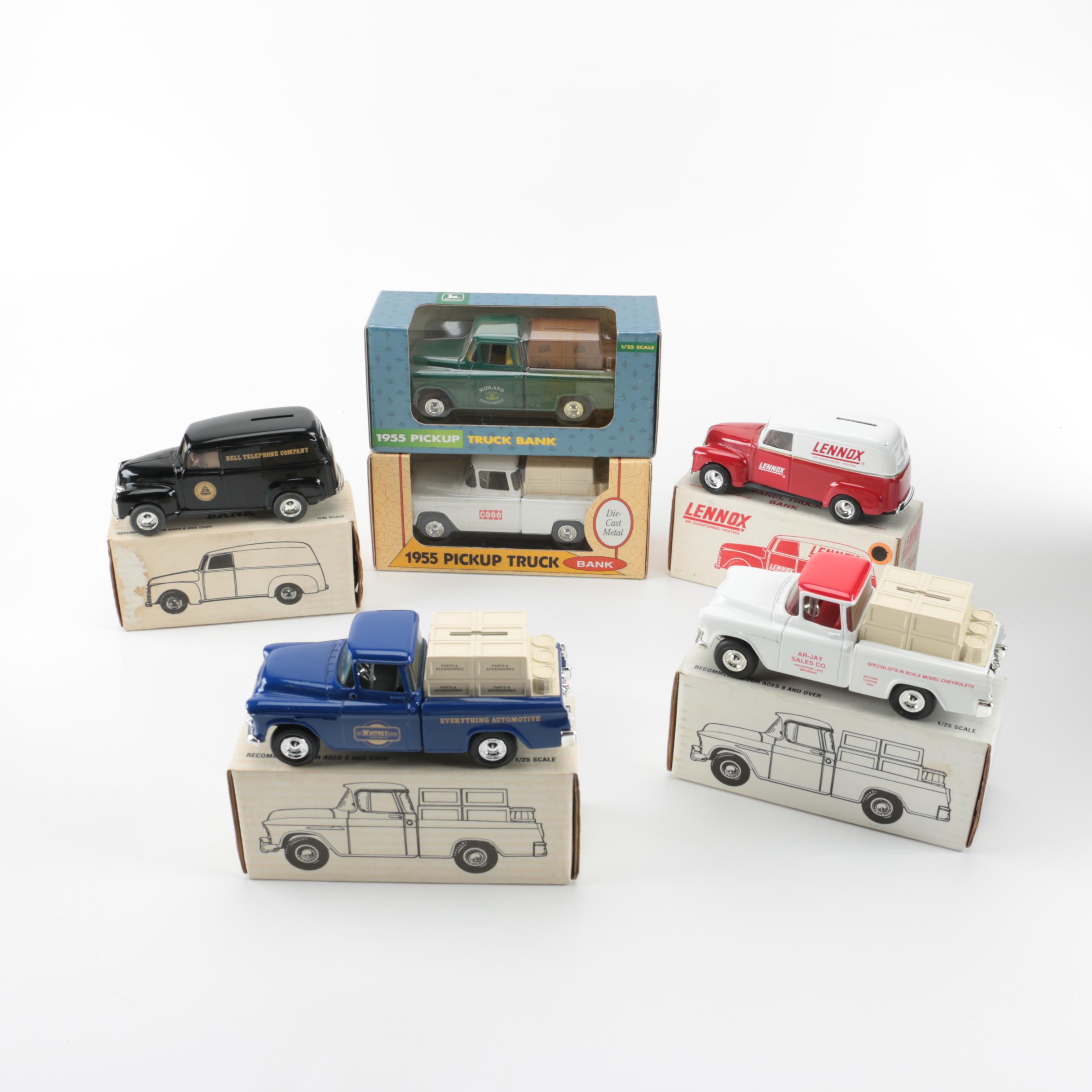 ERTL Die Cast 1950s Truck Banks