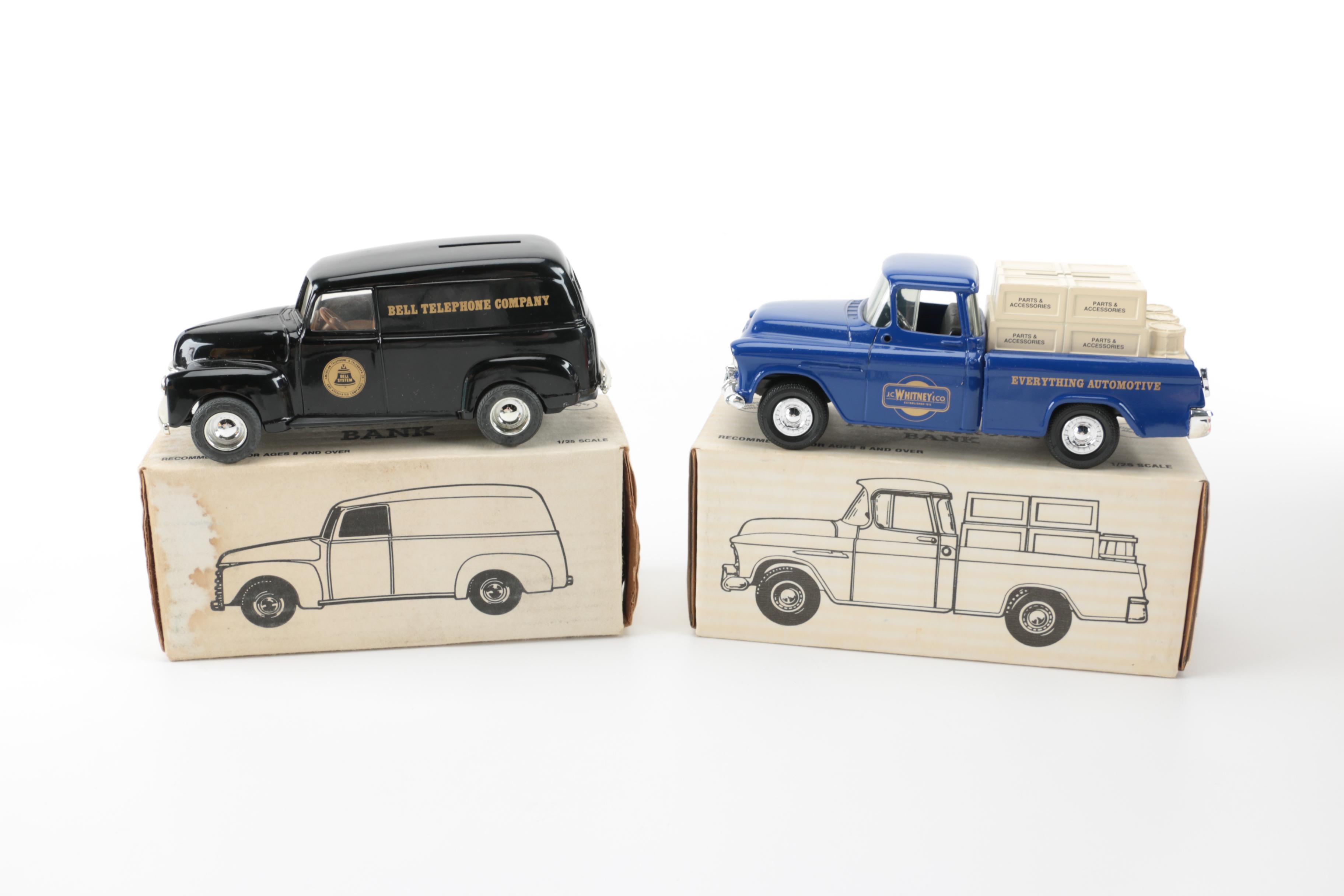 ERTL Die Cast 1950s Truck Banks