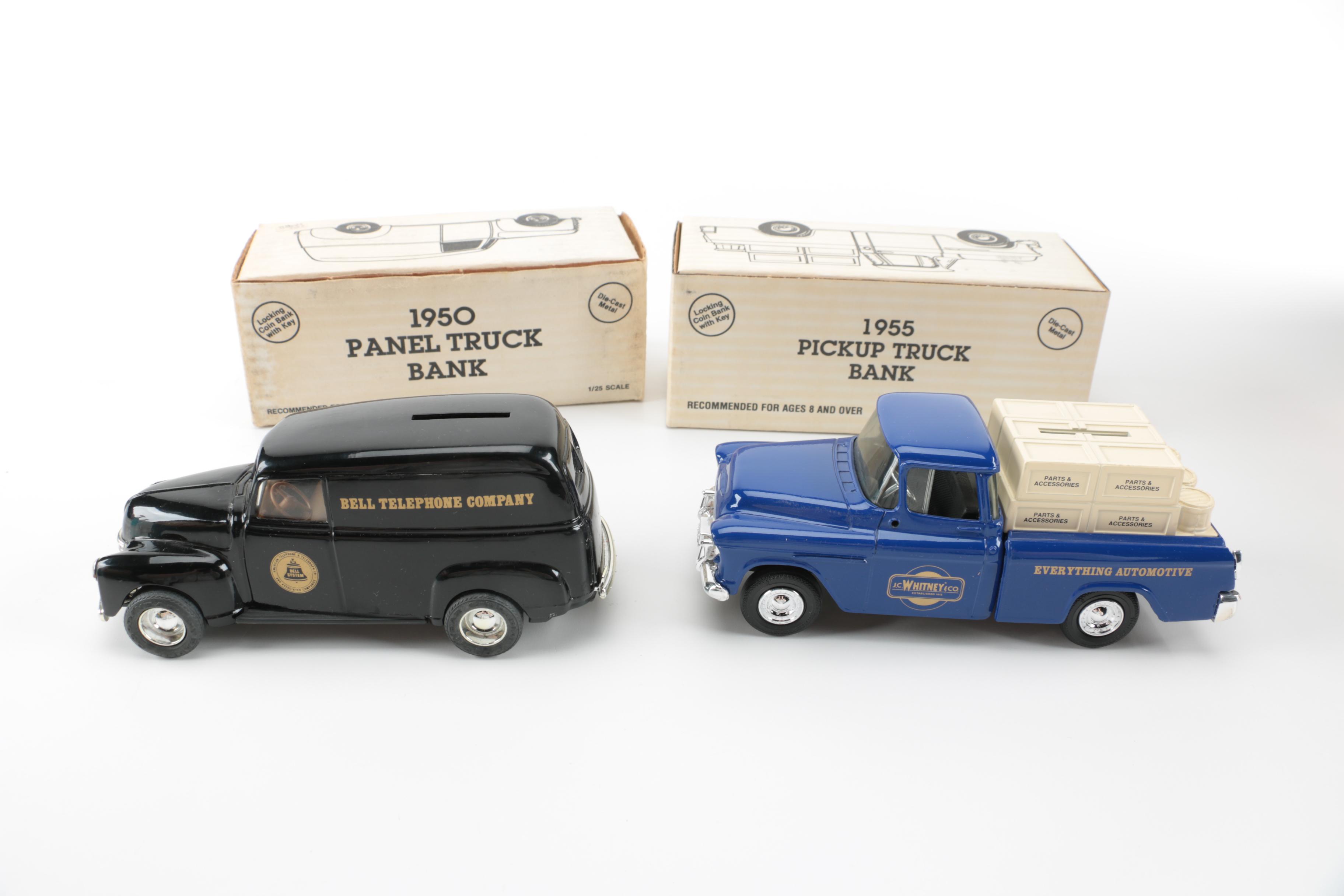 ERTL Die Cast 1950s Truck Banks