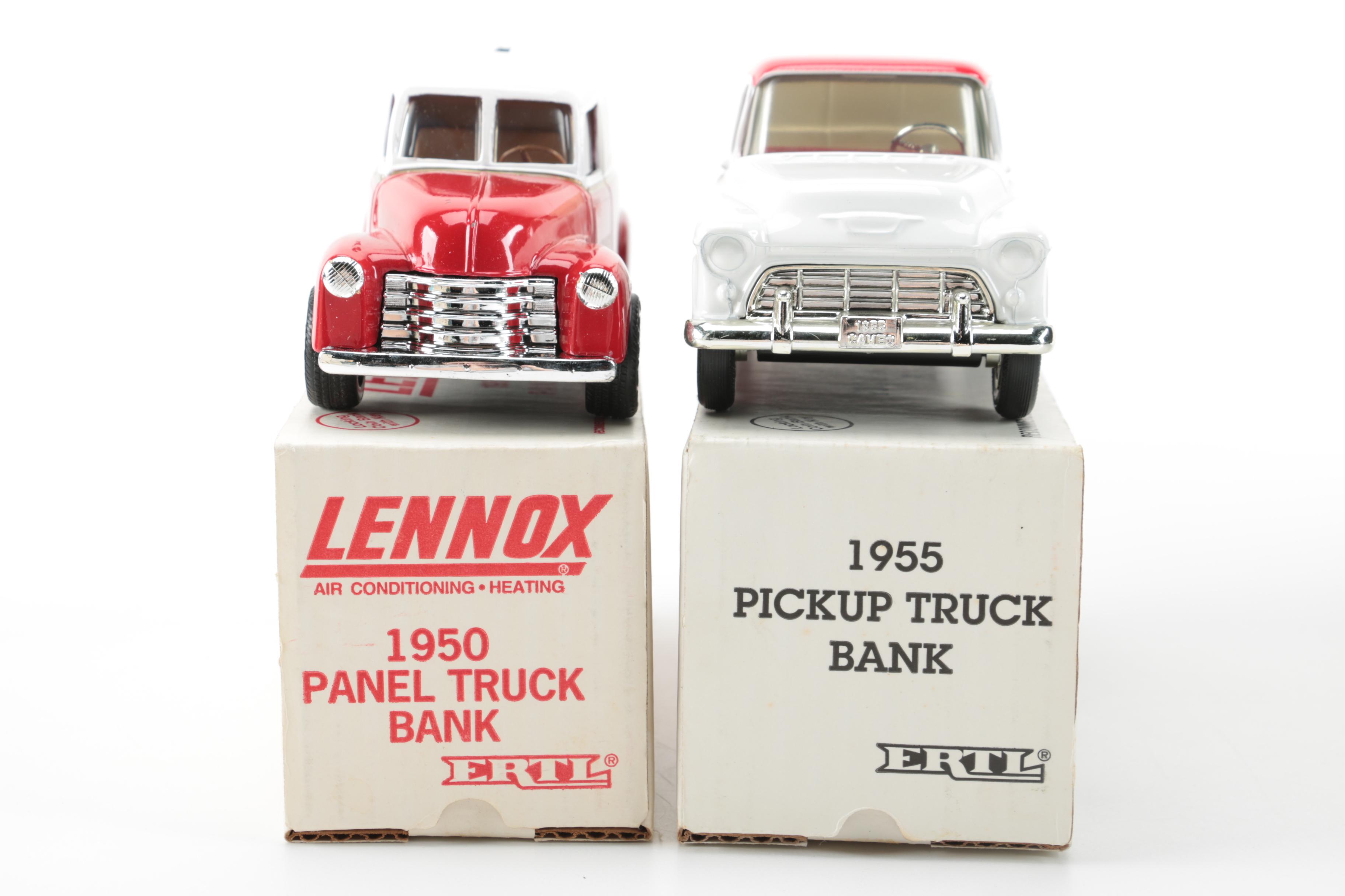 ERTL Die Cast 1950s Truck Banks