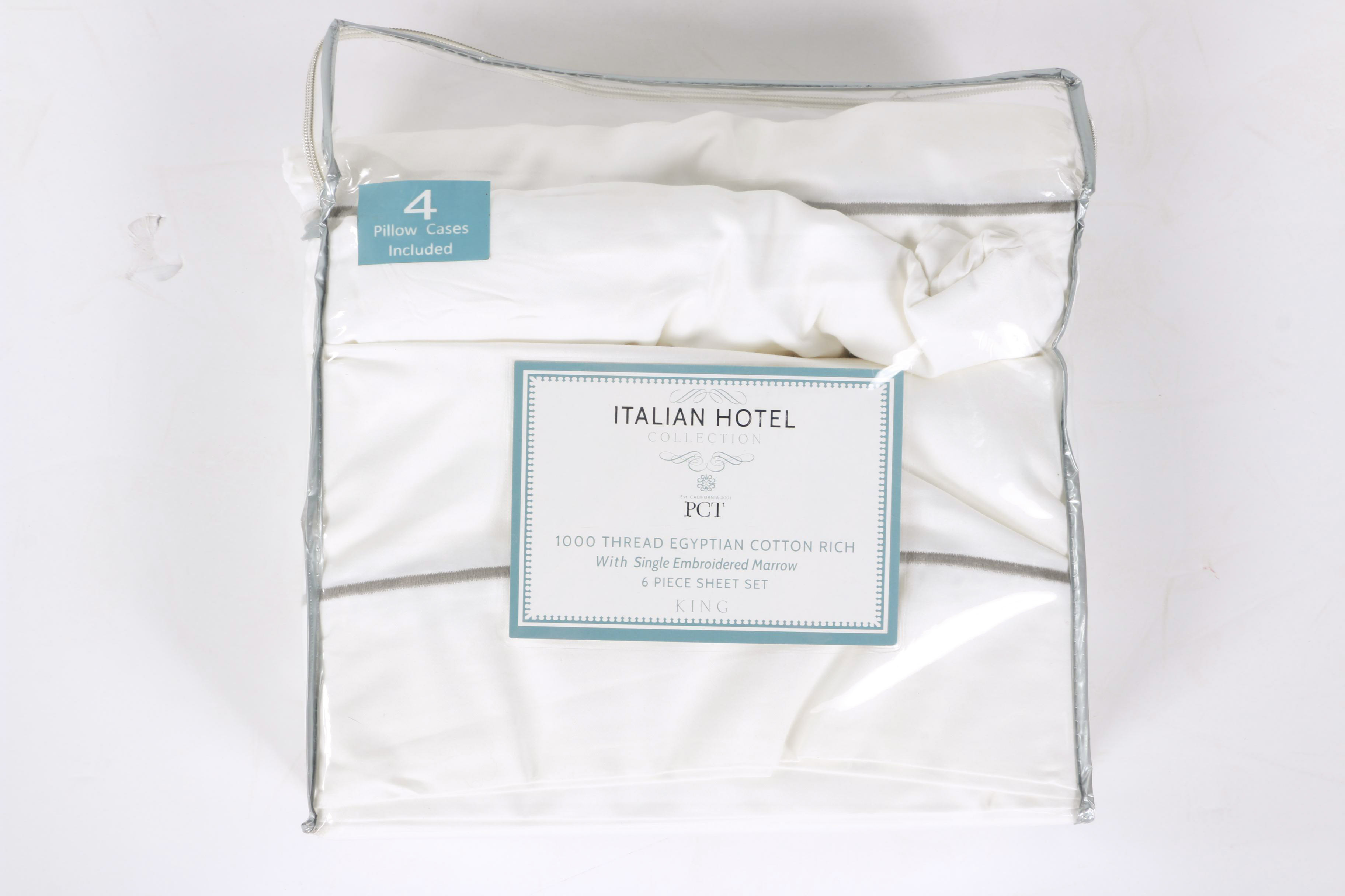 Italian Hotel Collection King Sheet Set