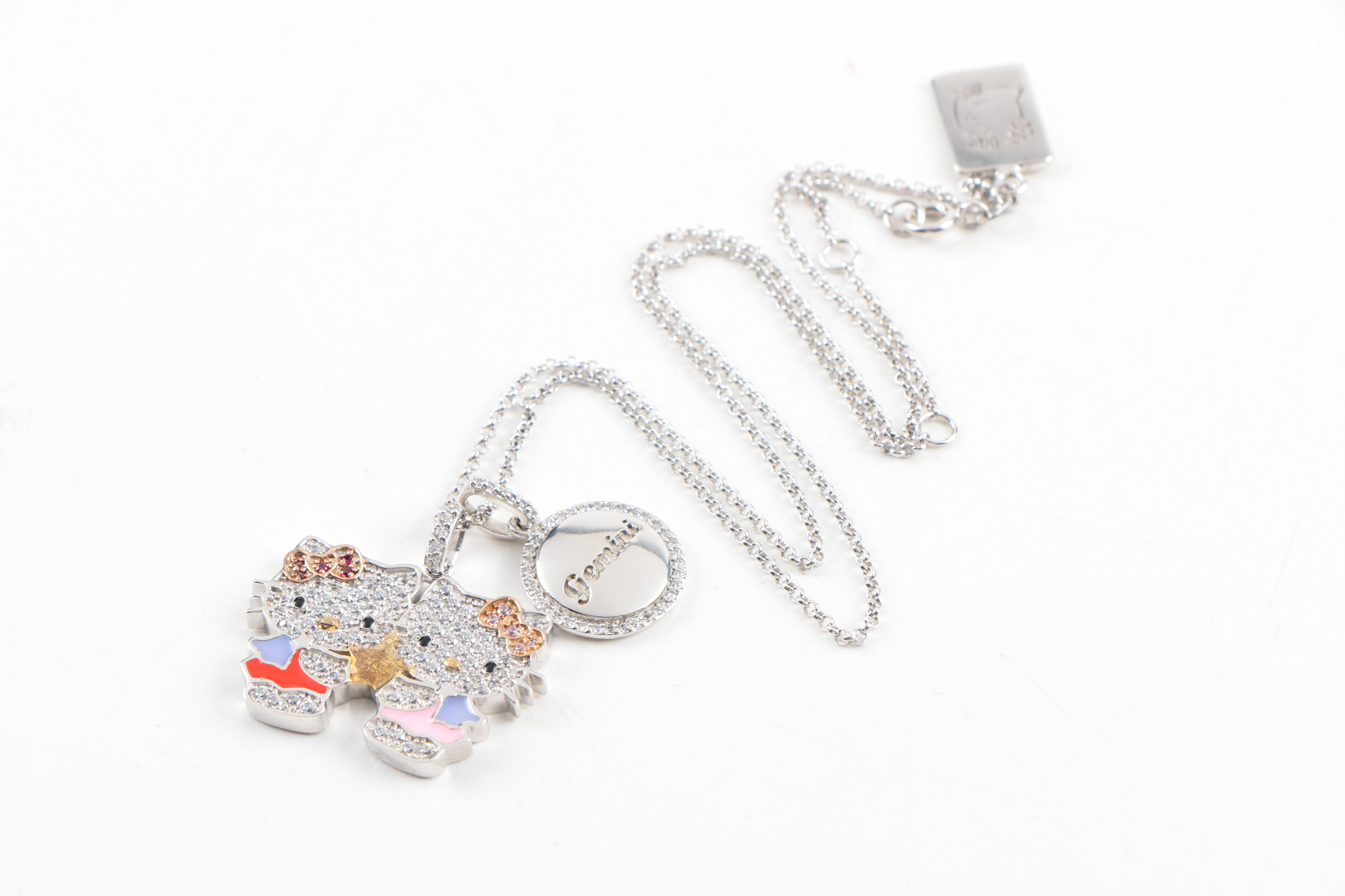 Sterling Silver Necklace and Rings Featuring Victoria Wieck