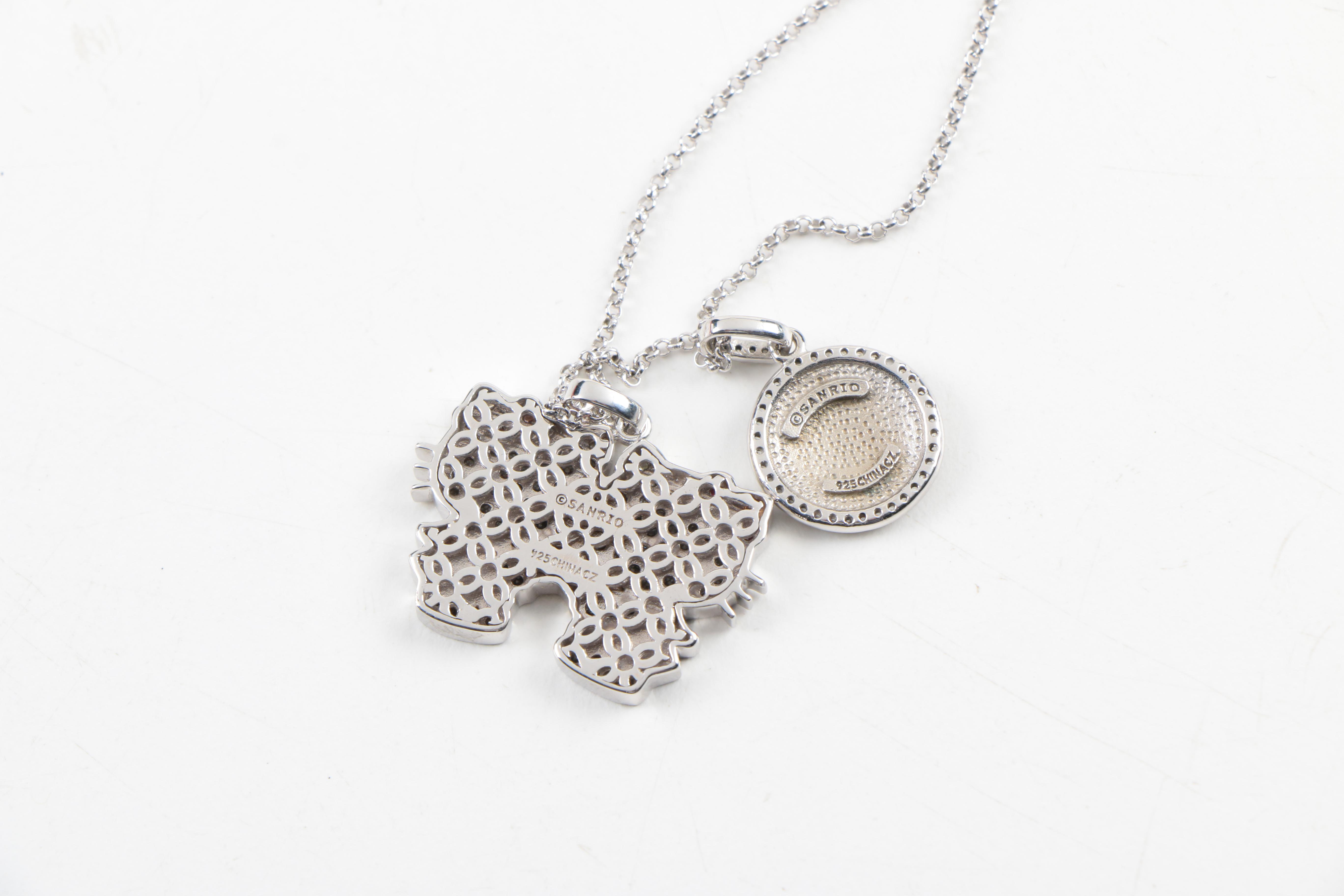 Sterling Silver Necklace and Rings Featuring Victoria Wieck