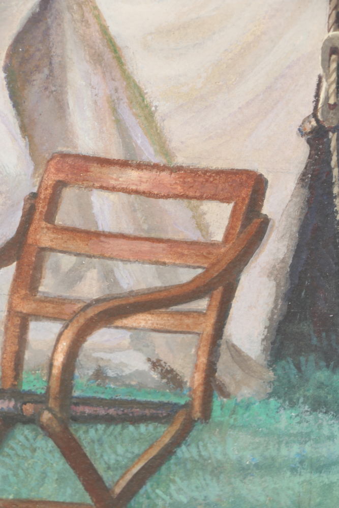 Richard Guy Acrylic Painting on Paper of Ulysses S. Grant