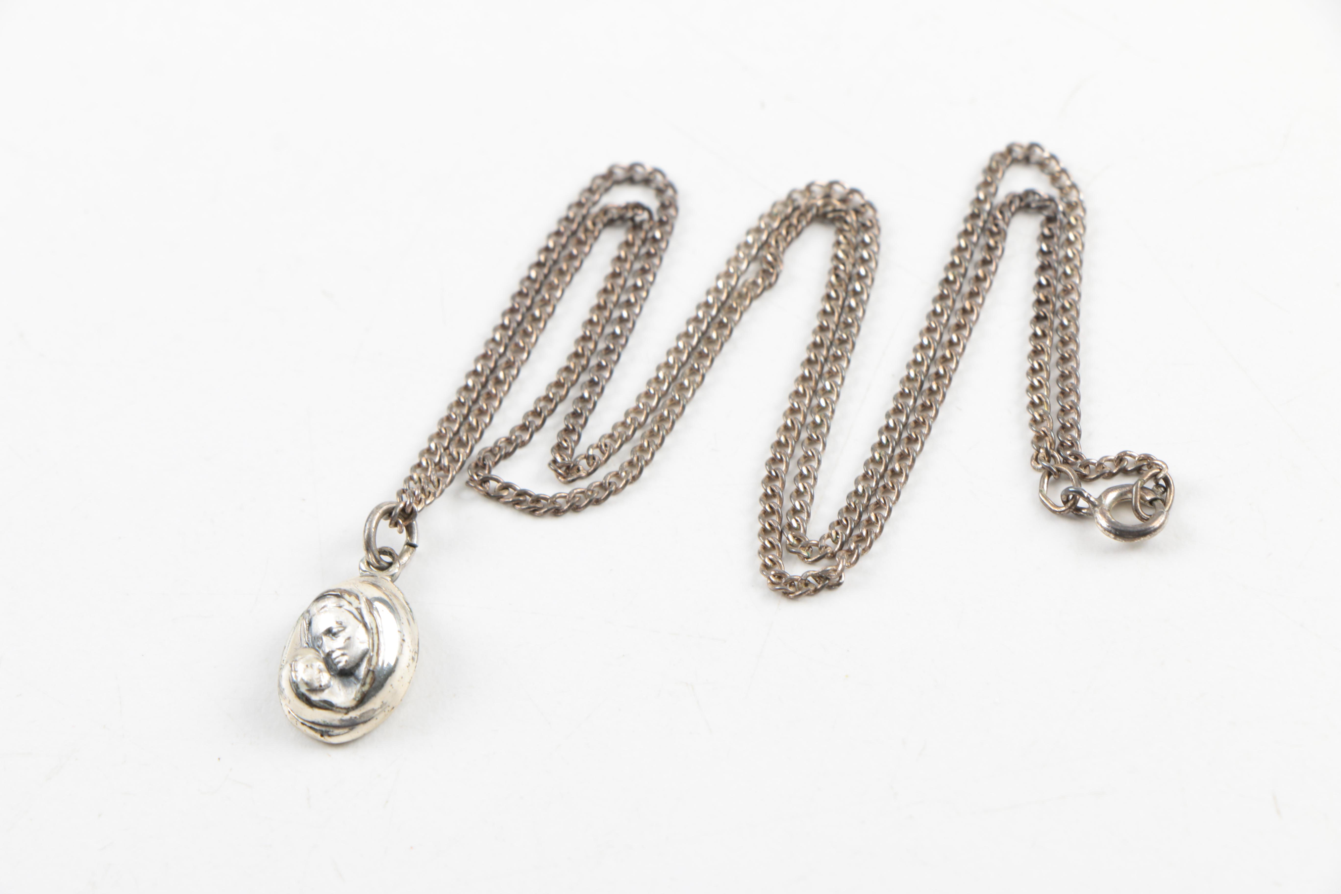 Sterling Silver Jewelry Including a Charm Bracelet