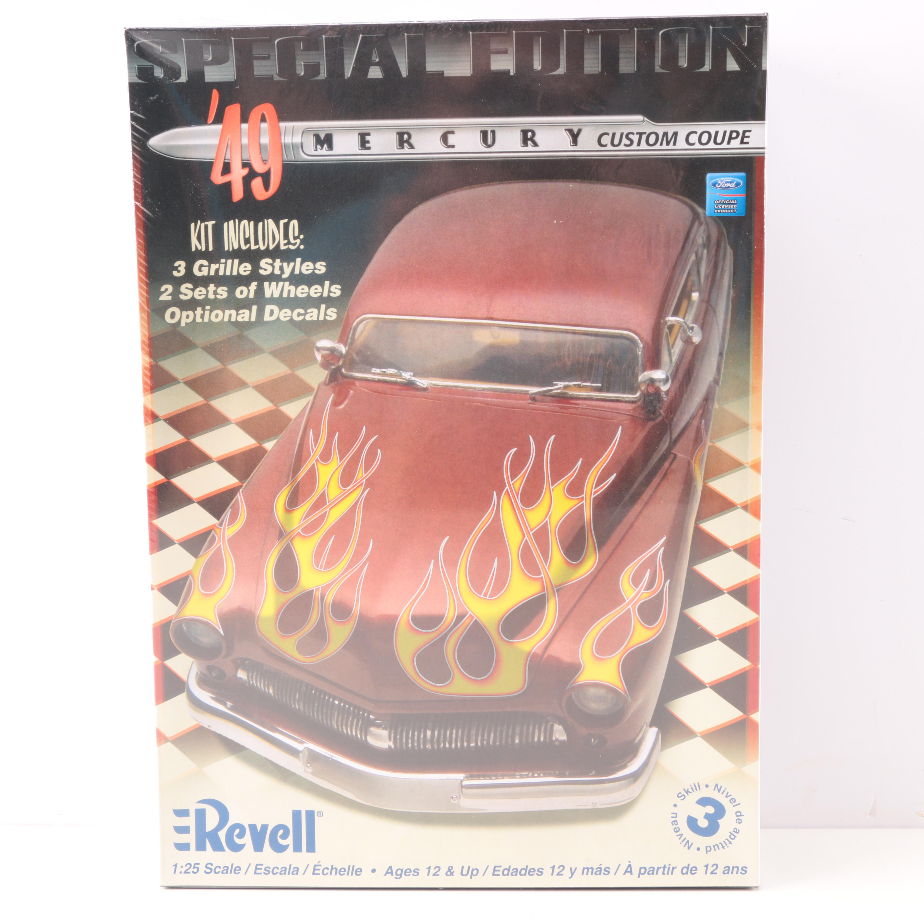 Factory Sealed 1949 Mercury Custom Coupe Model Kits by Revell