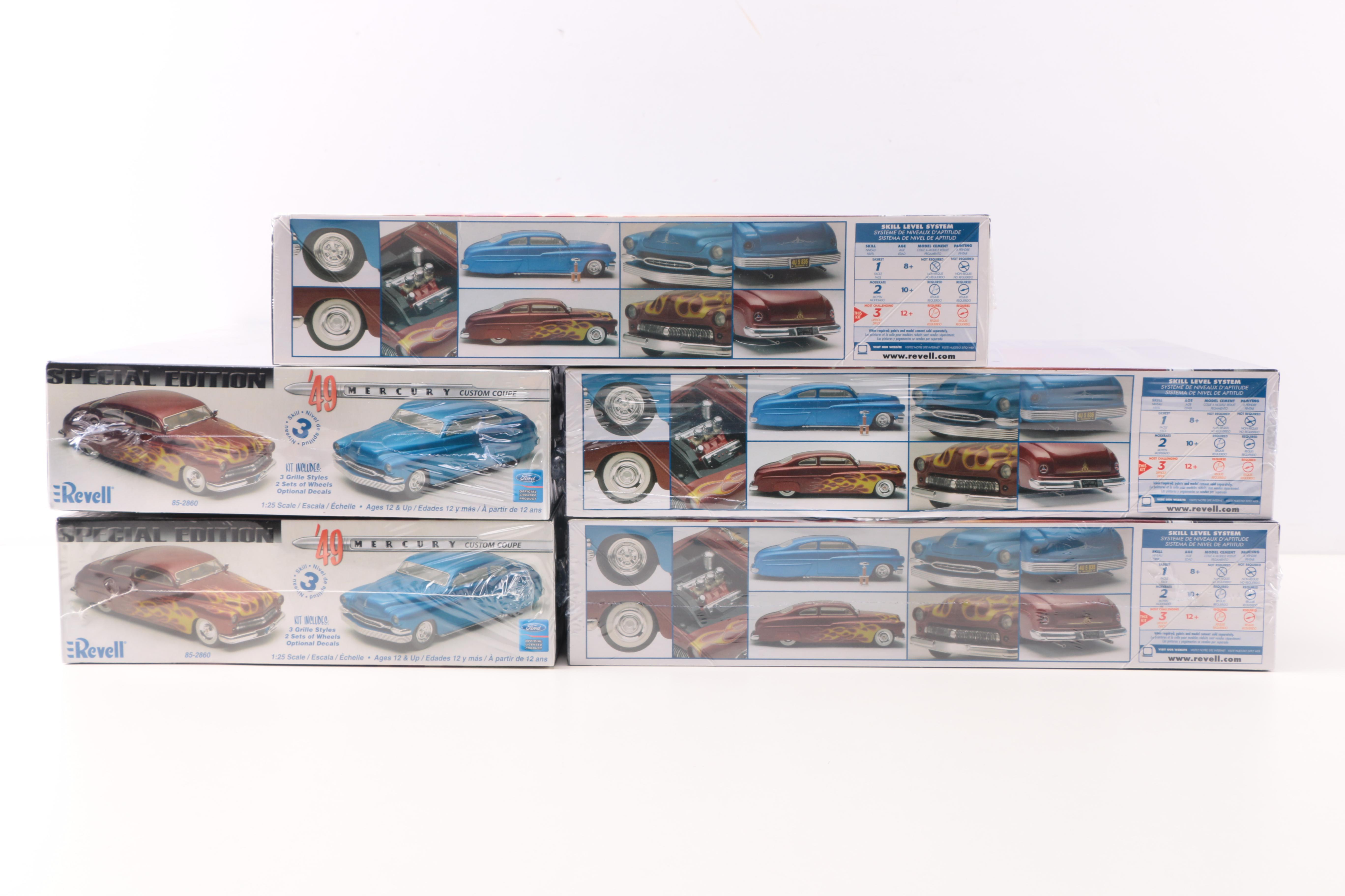 Factory Sealed 1949 Mercury Custom Coupe Model Kits by Revell