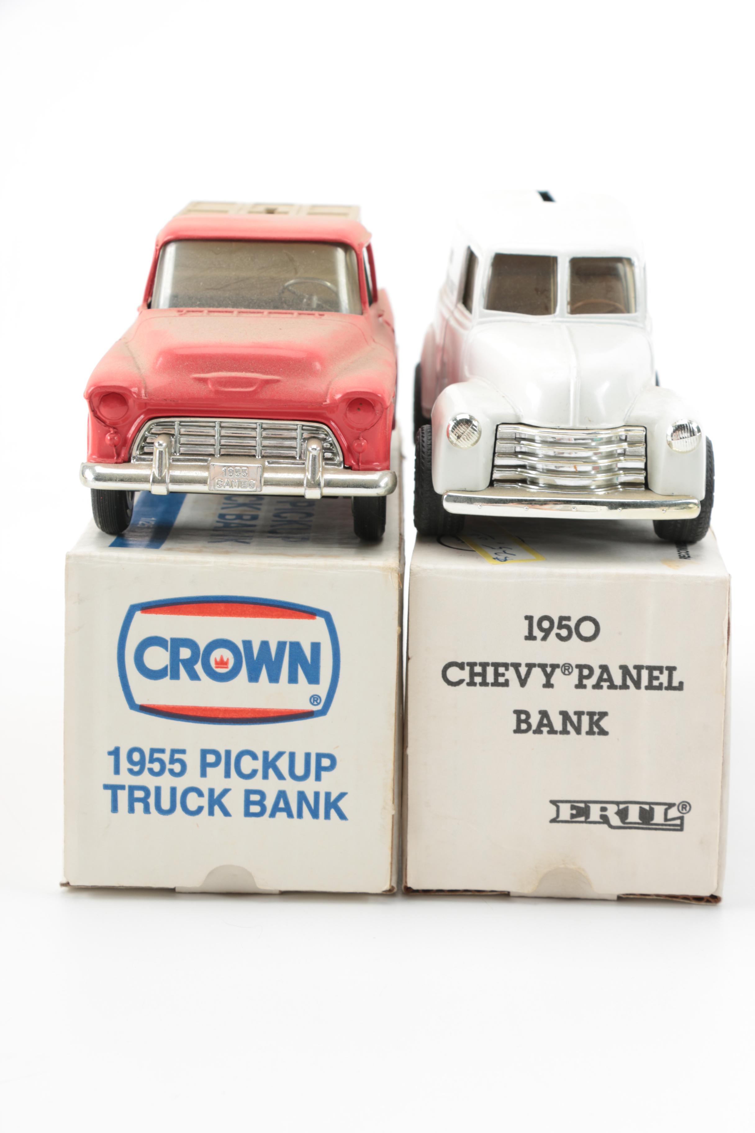 ERTL Die Cast 1950s Truck Banks