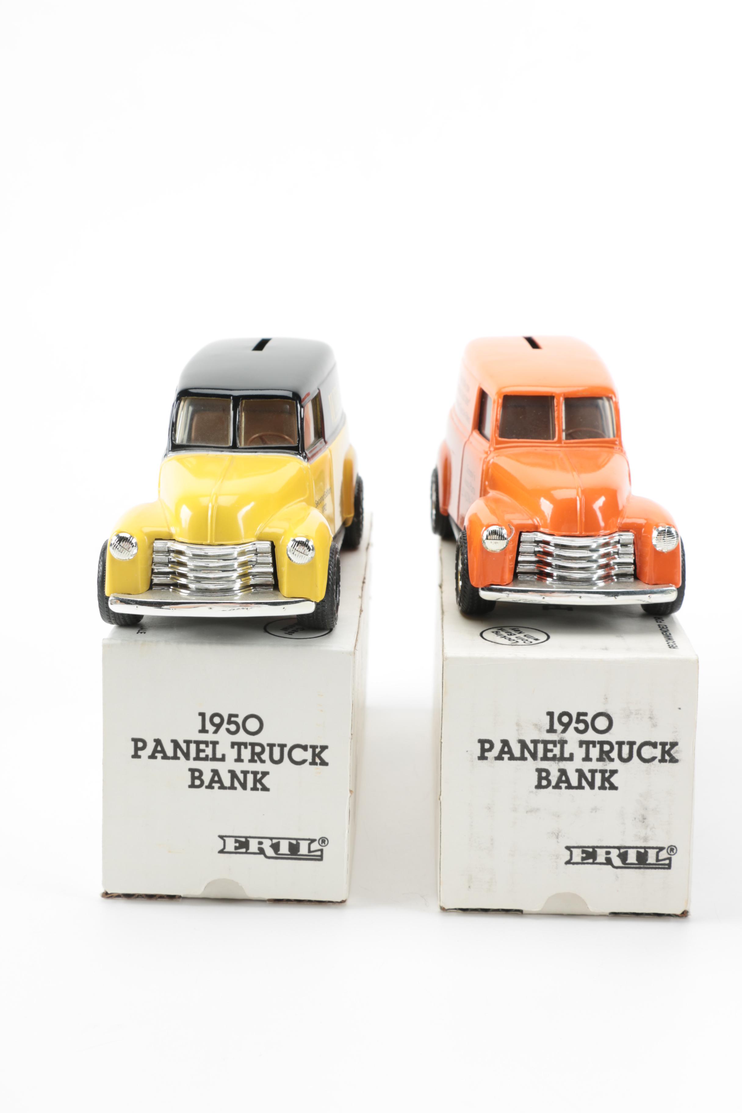 ERTL Die Cast 1950s Truck Banks