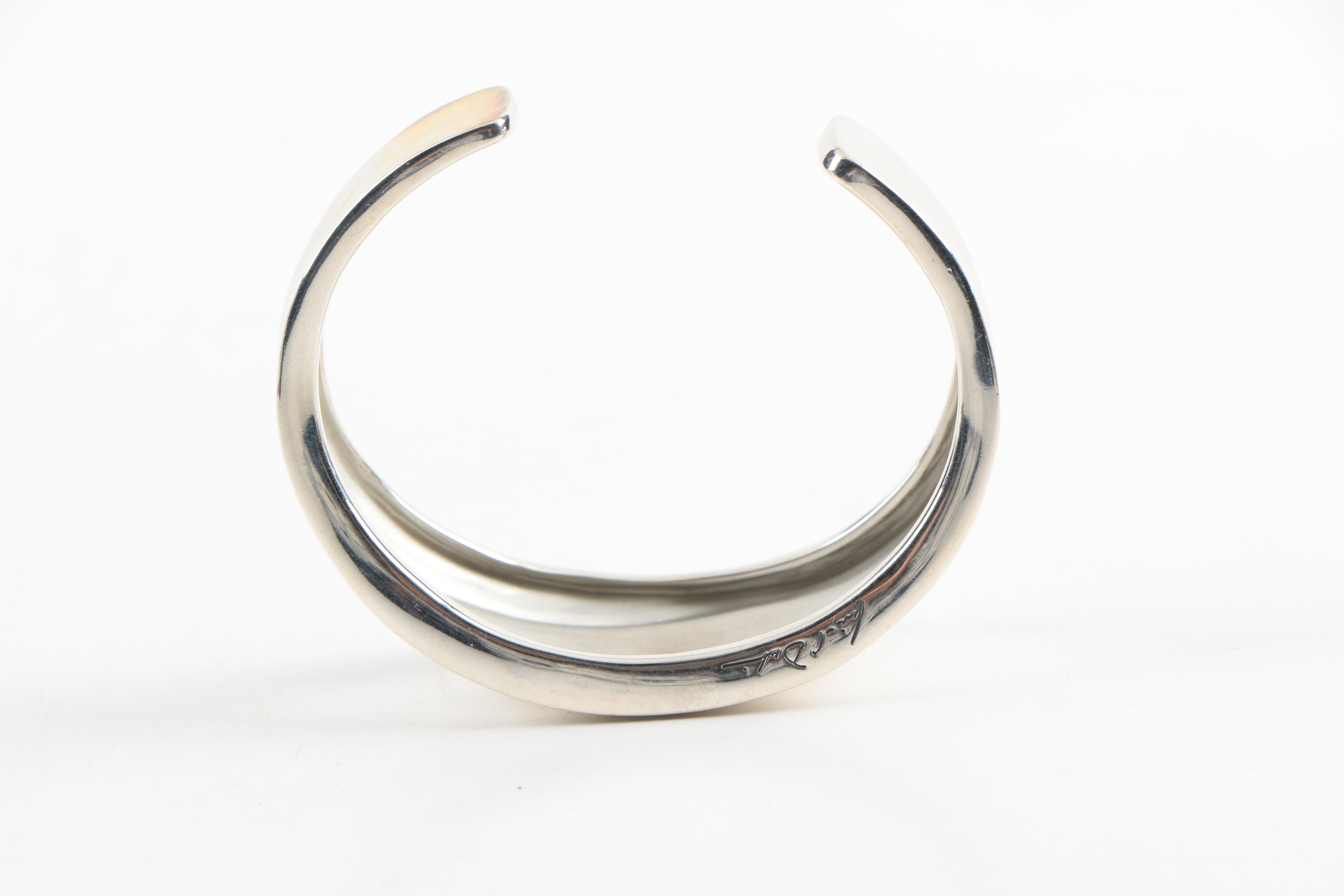 Michael Dawkins Sterling Silver Cuff Bracelet with Original Box