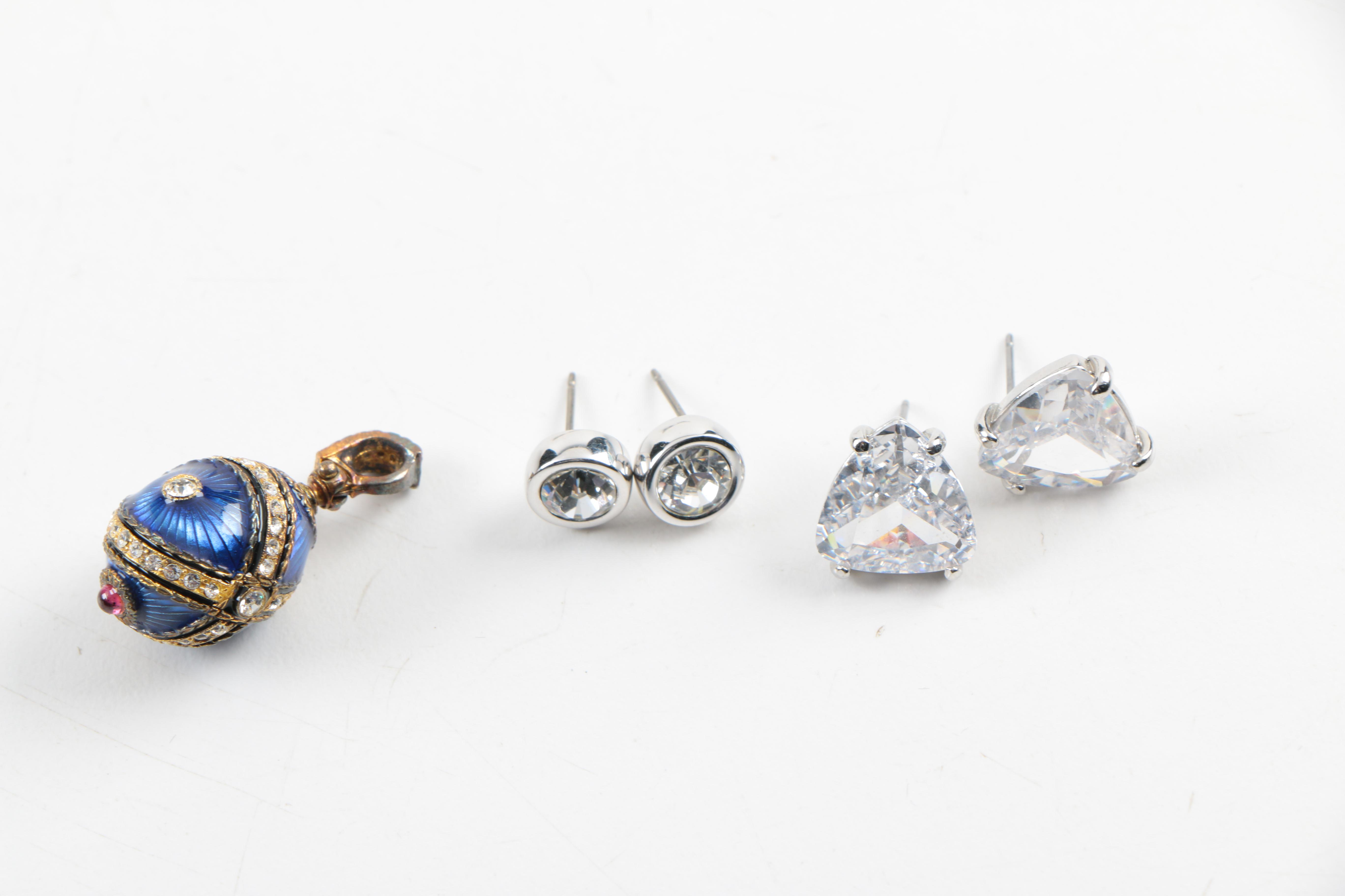 Assorted Costume Jewelry Including Lauren by Ralph Lauren Earrings