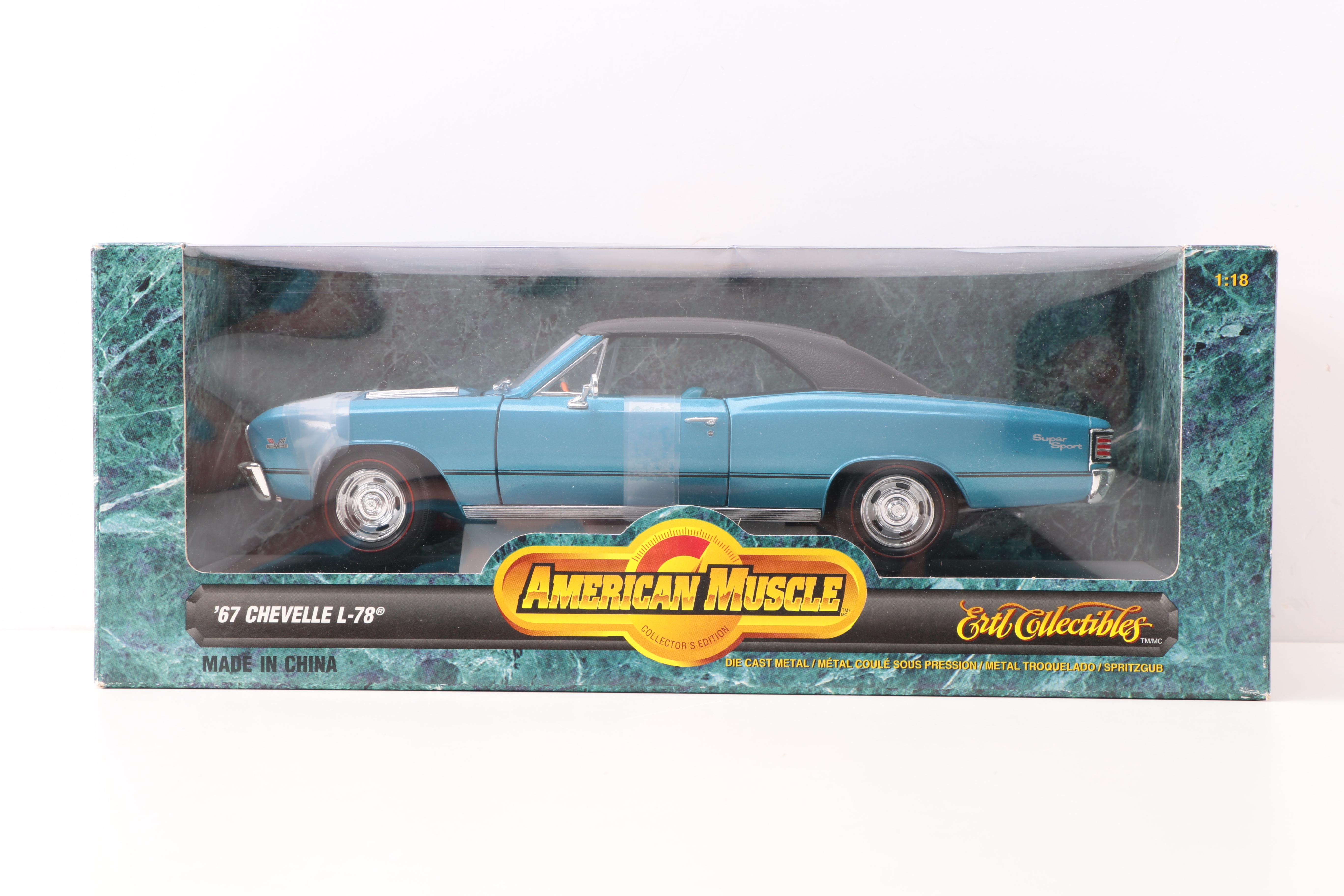 Collection of ERTL Collectibles "American Muscle" Die Cast Metal Cars