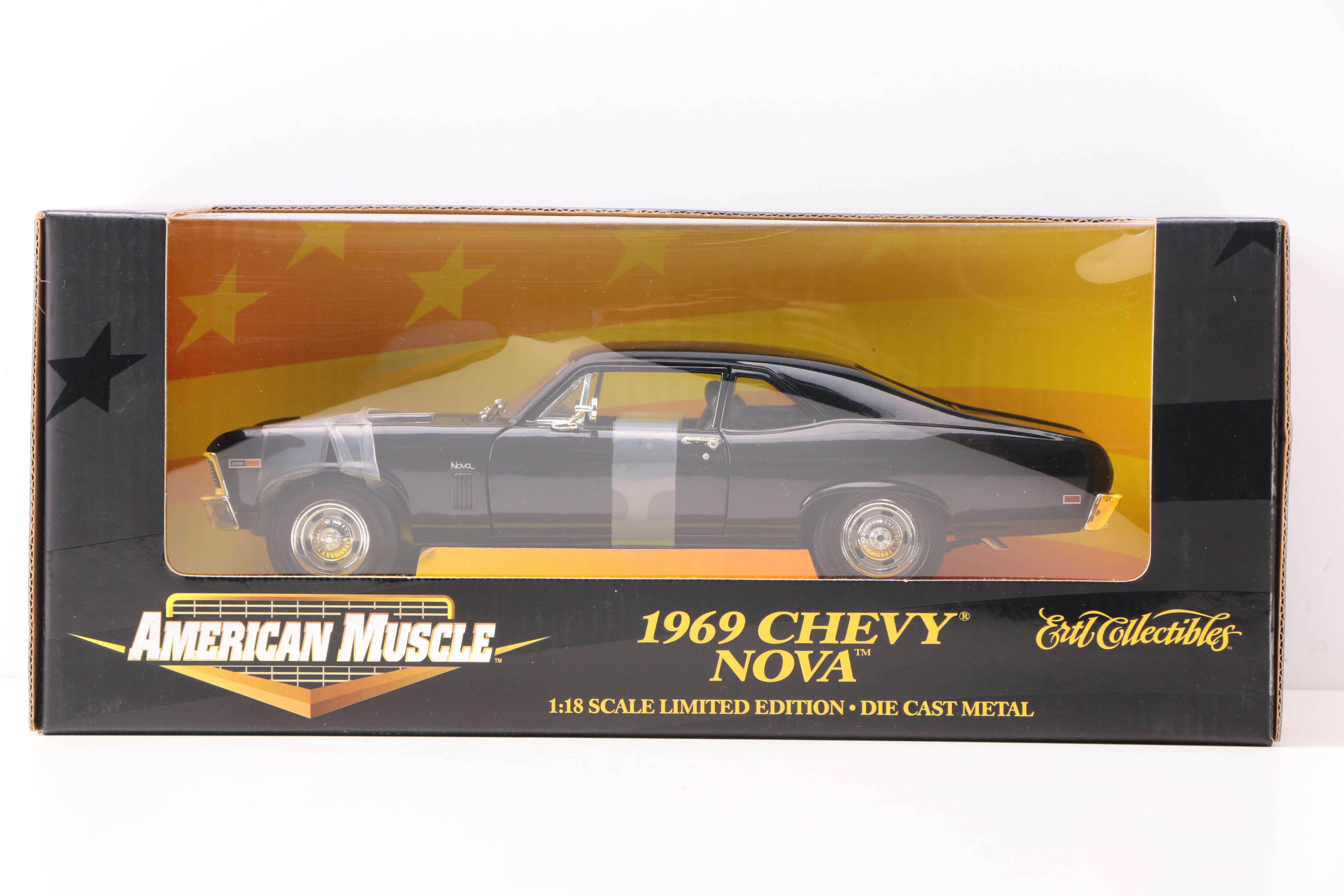 Collection of ERTL Collectibles "American Muscle" Die Cast Metal Cars