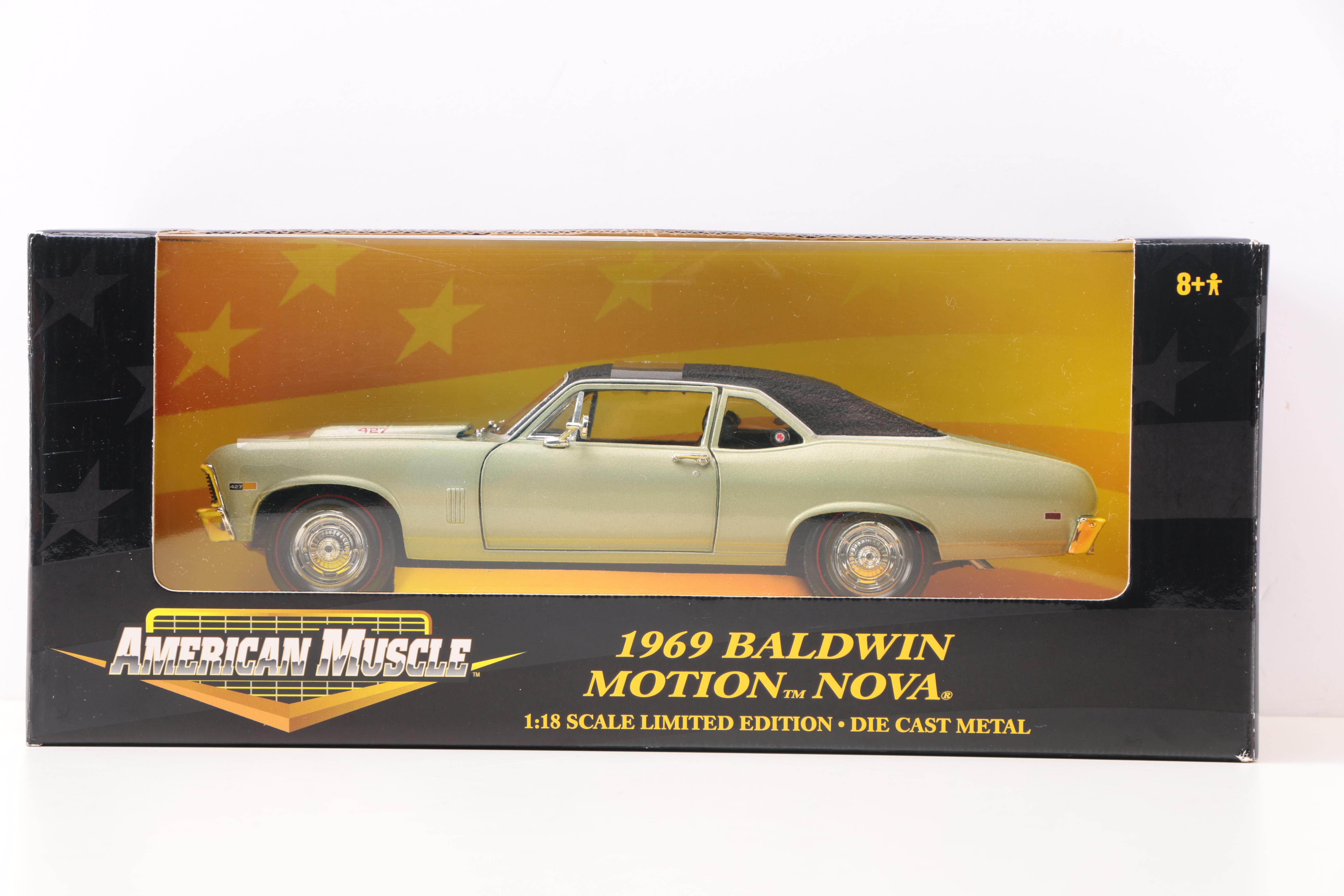 Collection of ERTL Collectibles "American Muscle" Die Cast Metal Cars