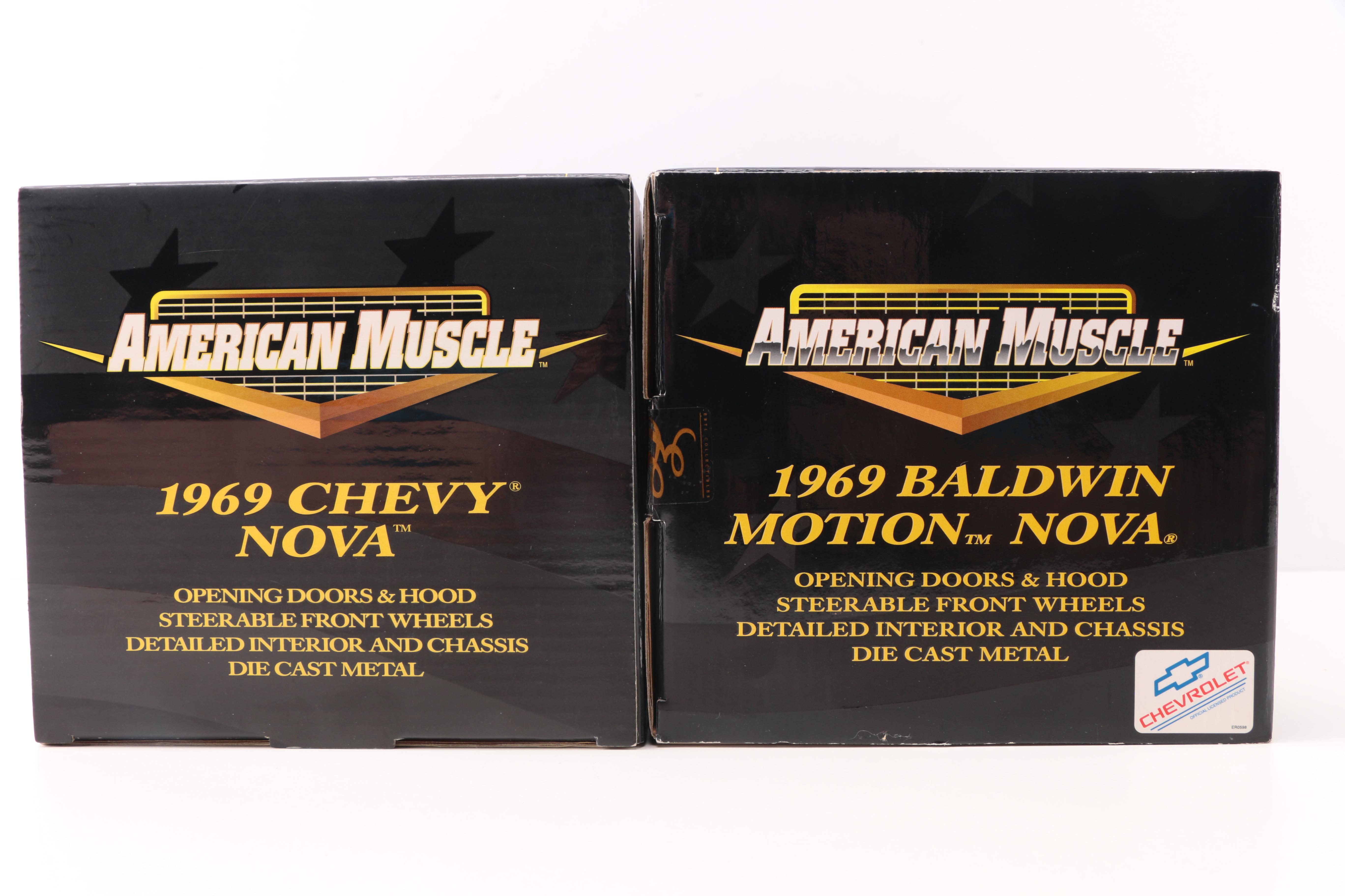 Collection of ERTL Collectibles "American Muscle" Die Cast Metal Cars