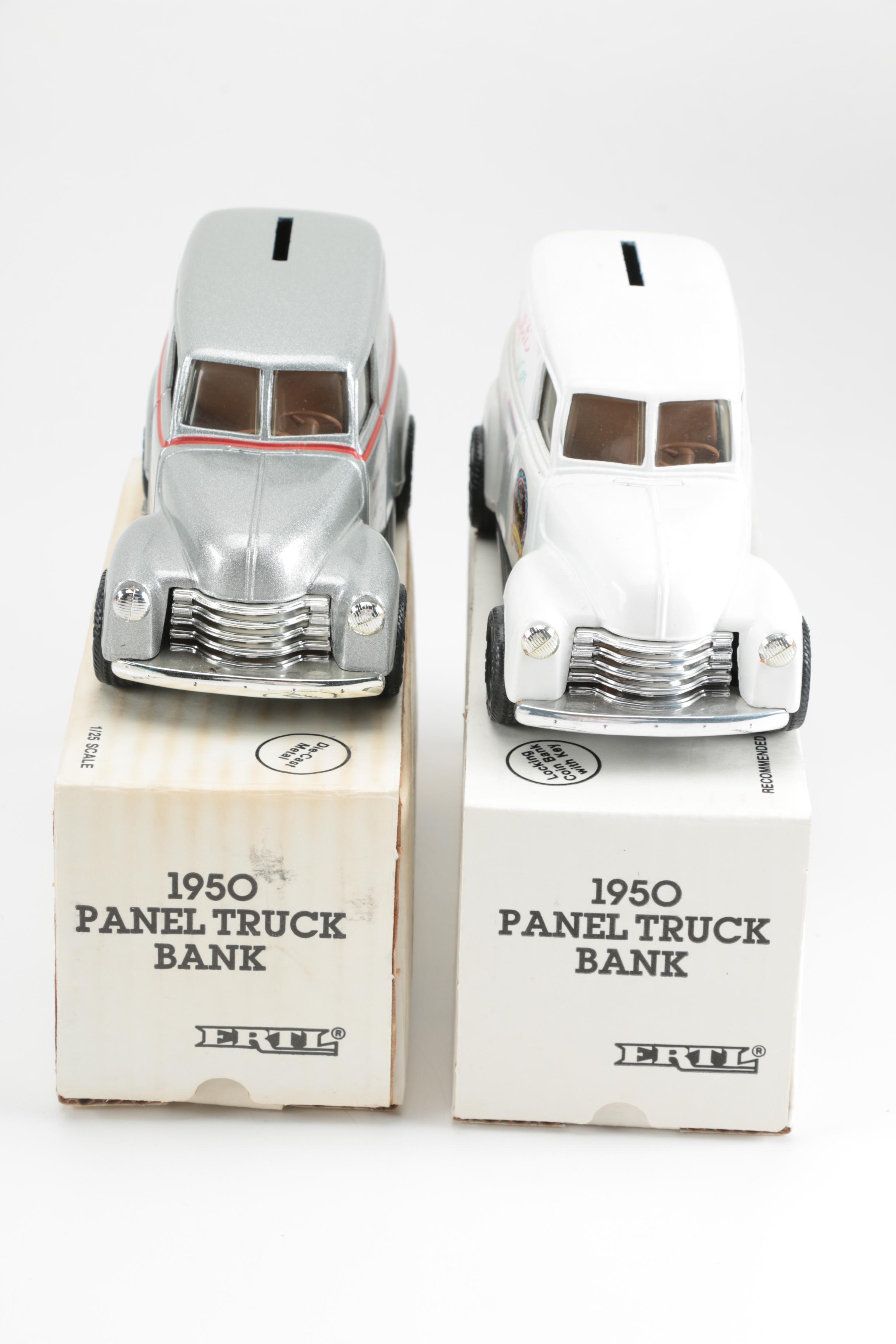 ERTL Model 1950 Panel Truck Banks