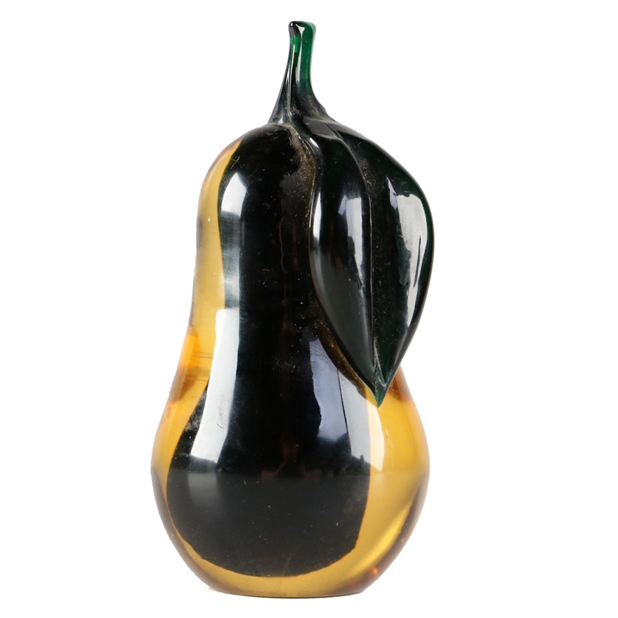 Salviati Murano Art Glass Pear