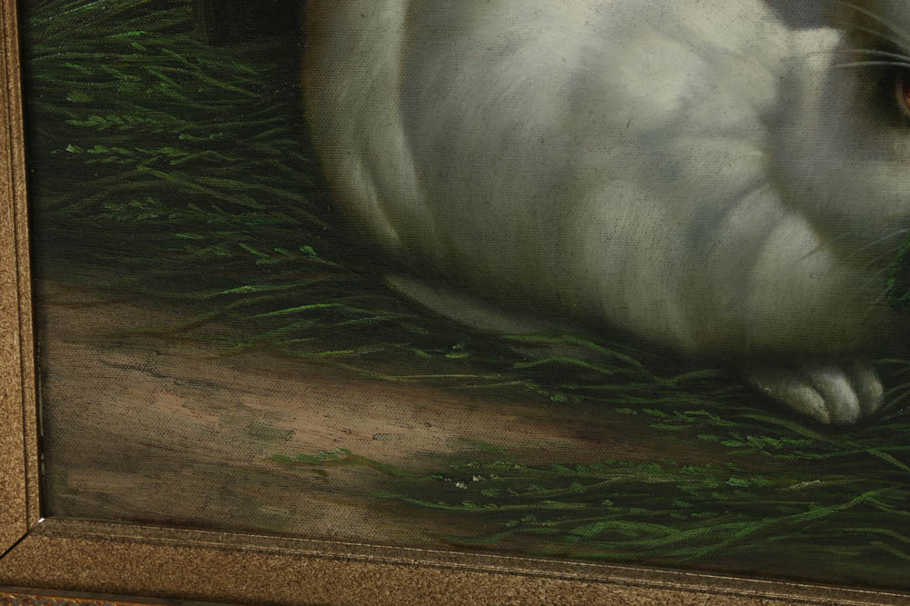 Borofsy Oil Painting of Rabbits