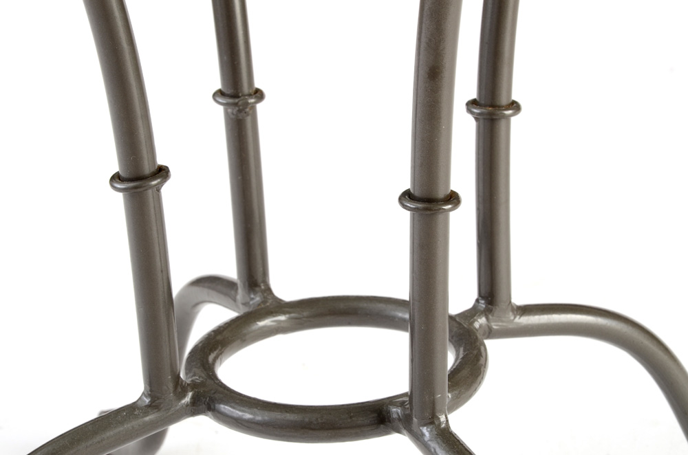 Octagonal Glass Top Dining Table