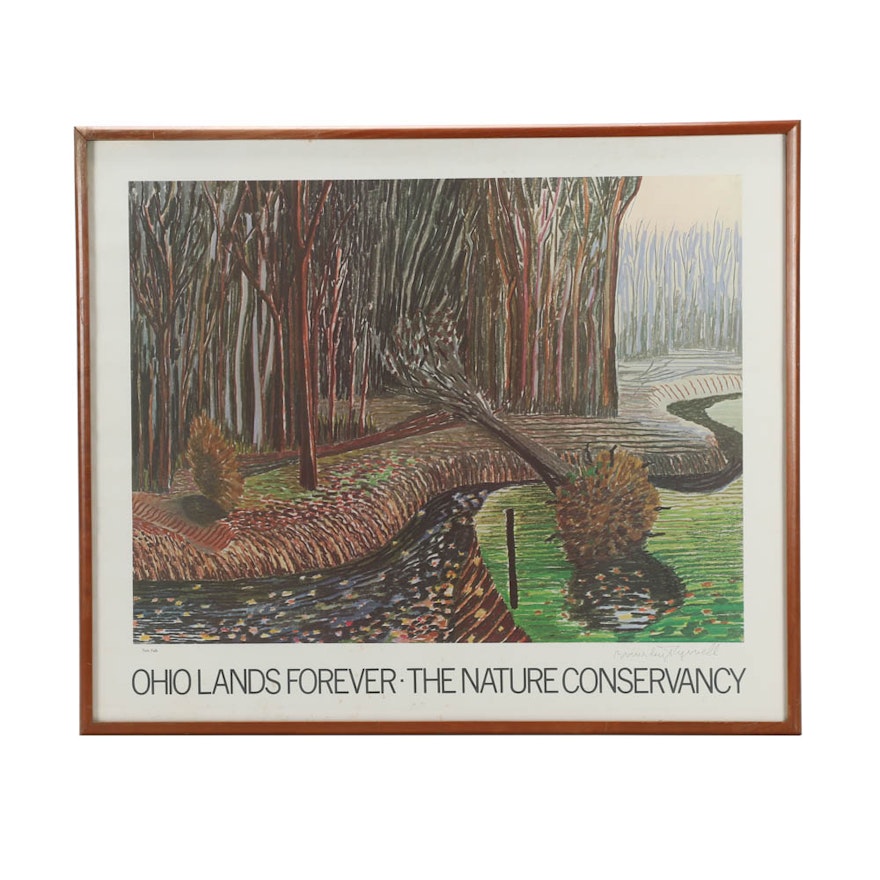 Brinsley Tyrrell Signed "Ohio Lands Forever" Poster